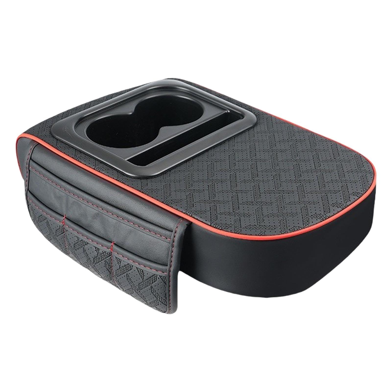 Multifunktionaler Auto-Becherhalter | Center Console Cushion mit Aufbewahrungsbeutel | Kfz-Organizer für Wasserbecher, Telefone und Schlüssel, multifunktionaler Auto-Kissen, Konsolen-Organizer für von Vriusi