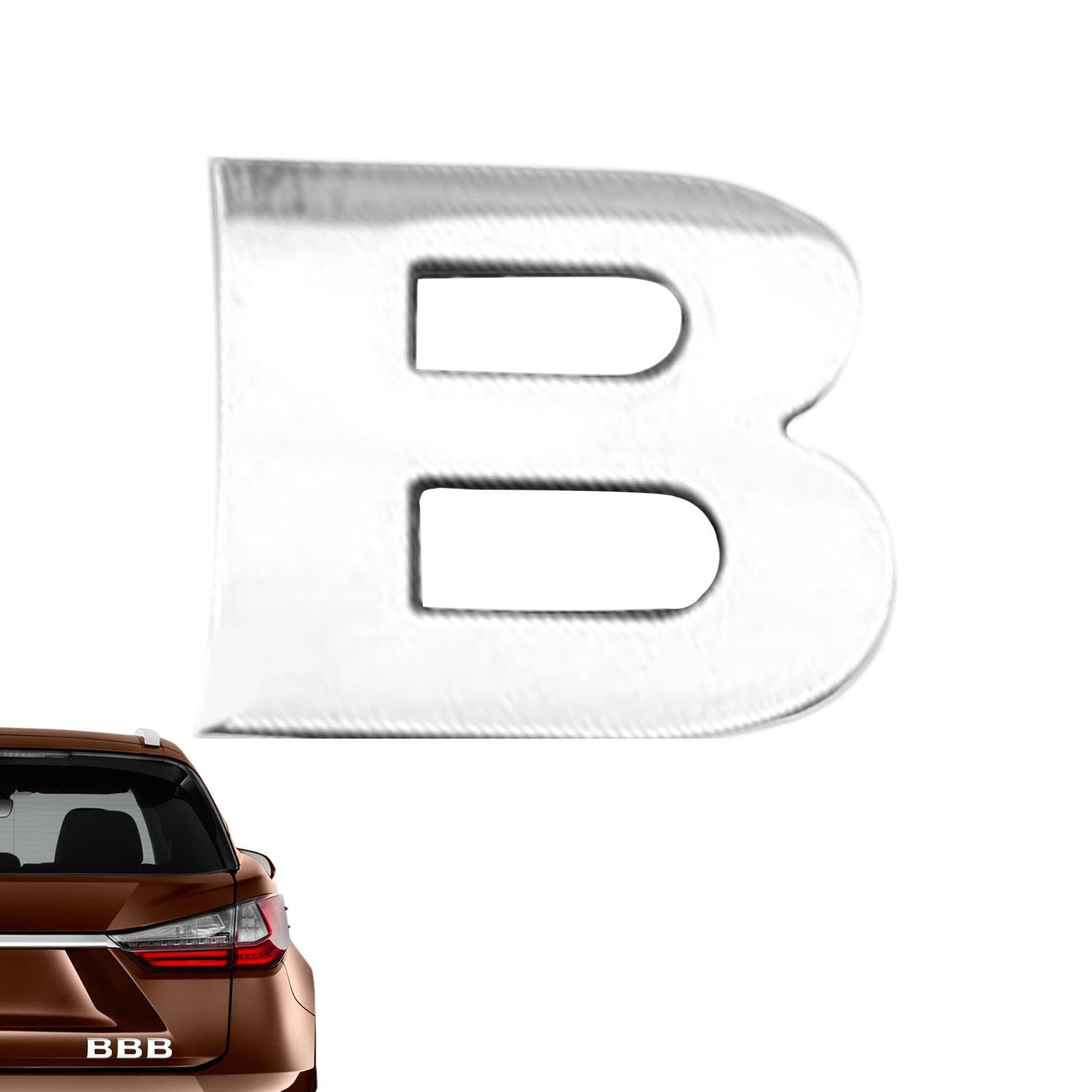 Vriusi Auto-Emblem-Buchstaben und -abzeichen, Aufkleber für Auto-Embleme, selbstklebend, staubdicht, Autoaufkleber, Alphabet-Aufkleber von Vriusi