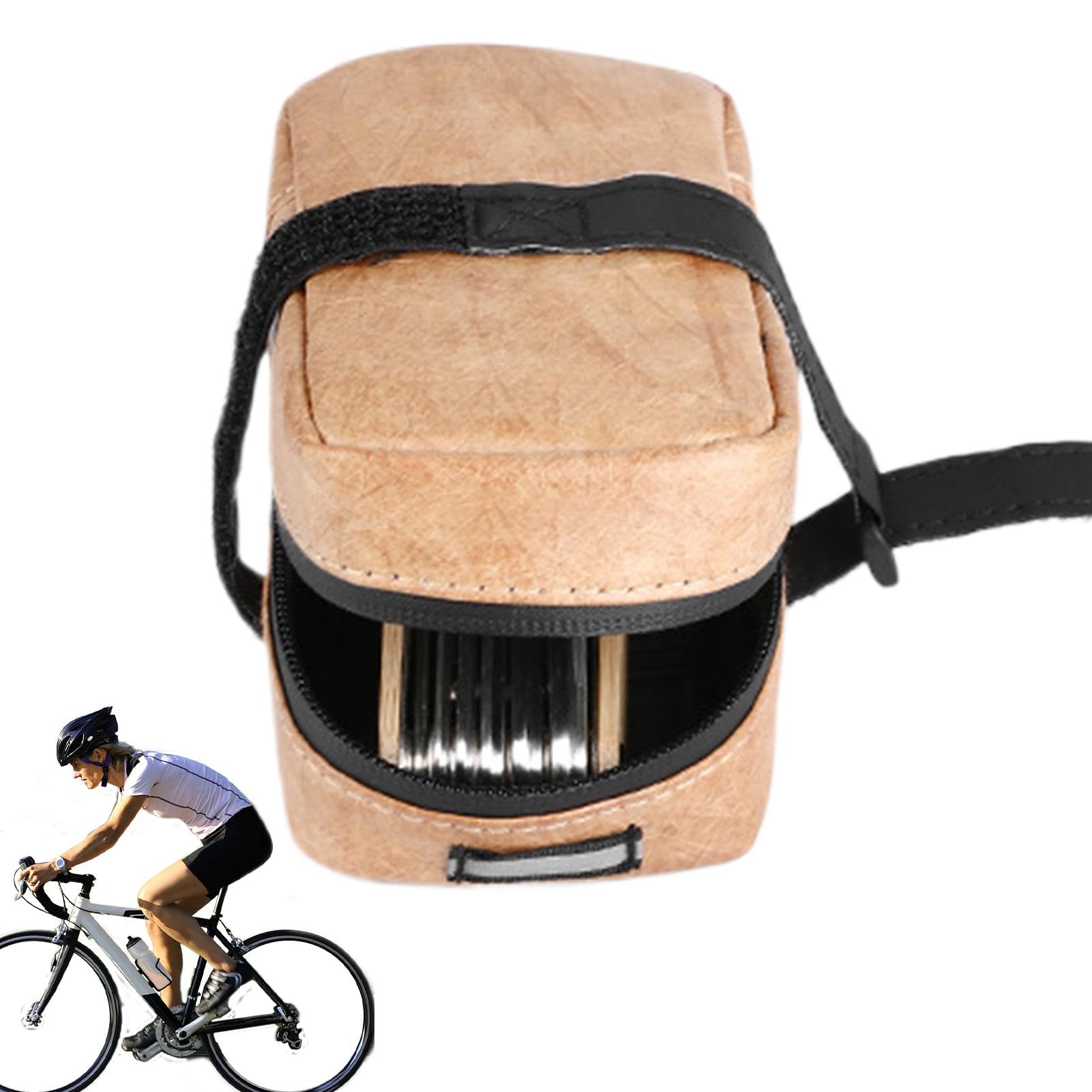 Vriusi Fahrradsitztasche, wasserdicht, für Radsport, große Kapazität, Fahrradtasche, Fahrradtasche, Fahrradzubehör, Seatasche, Outdoor-Abenteuertasche, lange Distanzausrüstung von Vriusi