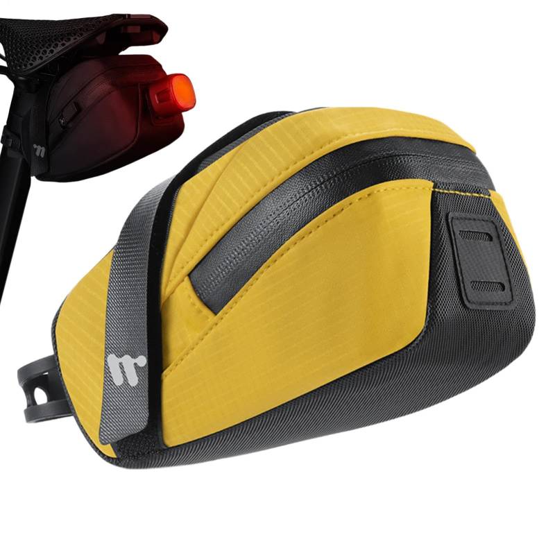 Vriusi Fahrradtasche für Radfahrer, Mountainbike, Saddle Bag, tragbar, unter dem Sitzsack, abnehmbar, für Reisen, Road Riding und Mountain Biking, geeignet für Fahrradaufbewahrung für Gear von Vriusi