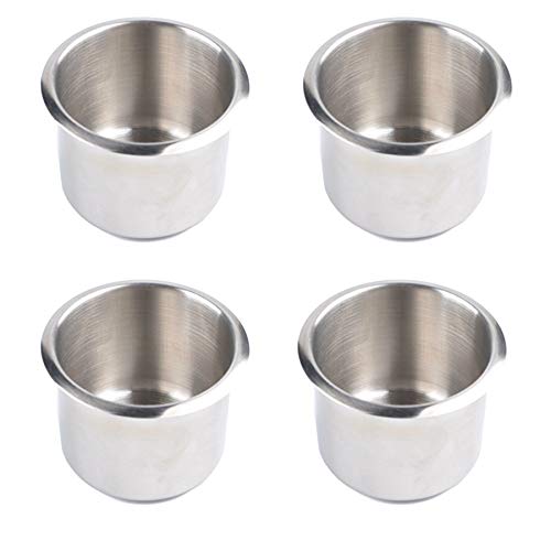 Vrttlkkfe 4 Teiliger Universal Becher 68X55 Mm Edelstahl GeträNke für Pokertischcouch von Vrttlkkfe