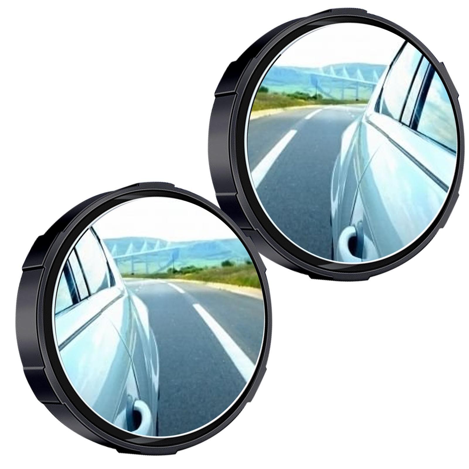 Vuggdt Blindspot-Spiegel für Auto, Weitwinkel, verstellbarer Rückspiegel, High-Definition-Rückspiegel für sicheres Fahren von Vuggdt