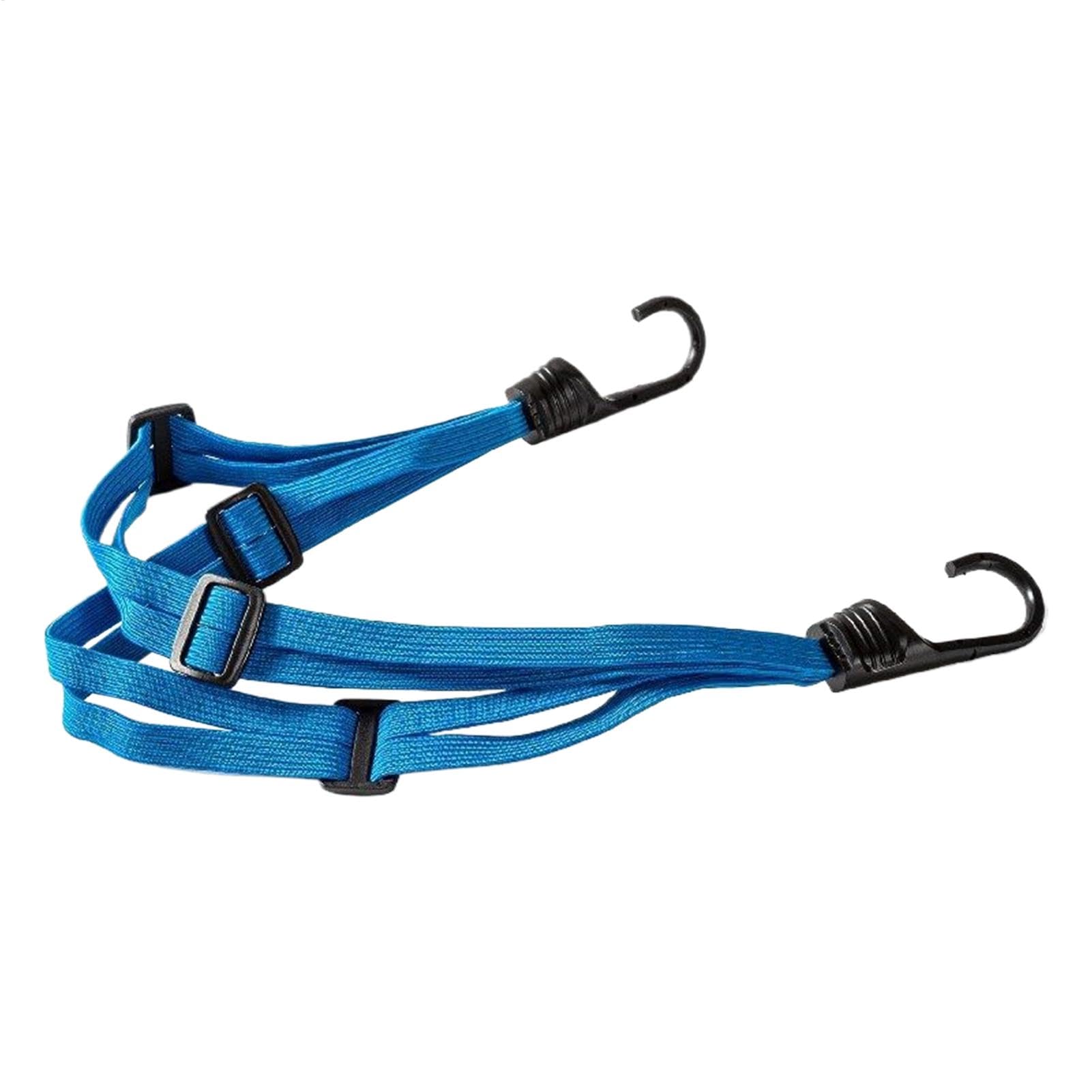 Vuggdt Motorrad-Spanngurte, verdickte Motorradgurte, Helmseil, Outdoor-Abenteuer-Zubehör, Bungee-Cord-Bandage mit 2 Haken, fester Halt von Vuggdt