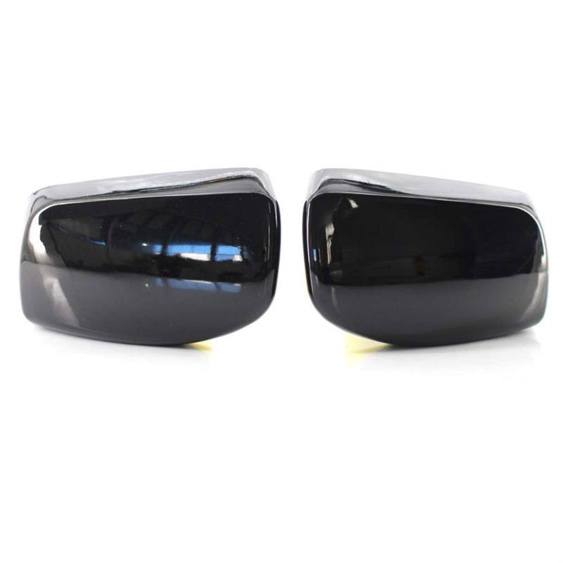 Vuzmode, for BMW, E60 E61 E63 E64 5er-Serie Modell 2004 2005 2006 2007 2008 Kohlefaser Auto Rückansicht Tür Außenspiegel Seitenspiegel Abdeckkappen Shell Case Seitenflügel-Rückspiegelabdeckung(Black) von Vuzmode