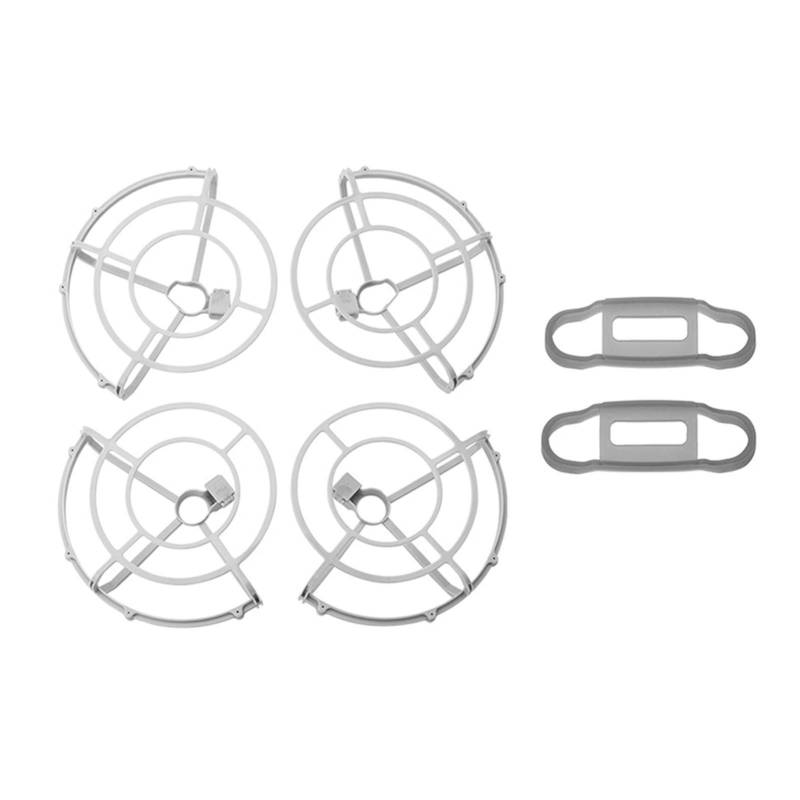 Vuzmode 1 Set vollständig geschlossener Propellerschutz, for DJI, for Mavic, for Mini, Drohnenpropellerschutz Propellerersatz für Drohnen(Grey) von Vuzmode