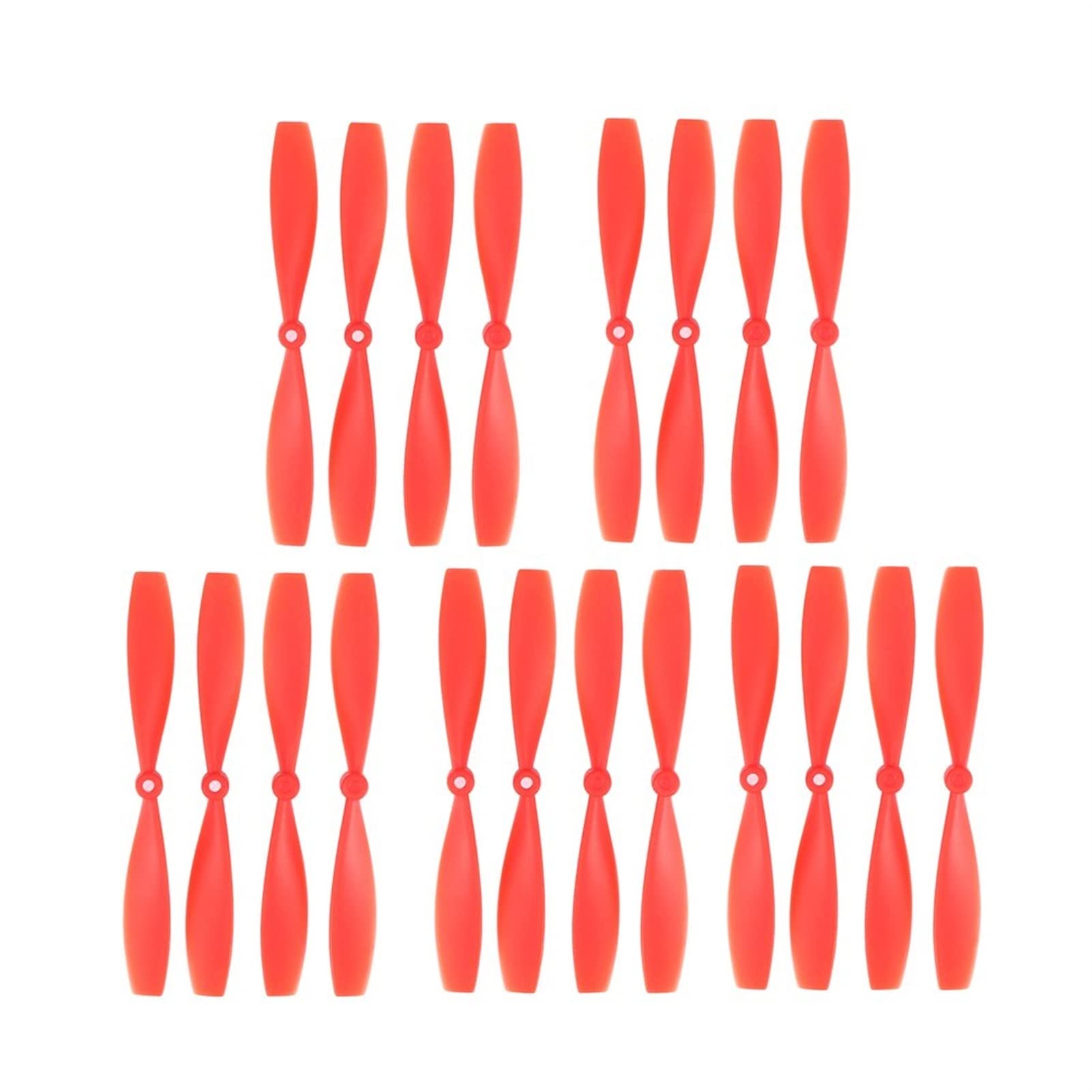 Vuzmode 10 Paar CW CCW Propeller Mini Requisiten Klingen Ersatzteile Zubehör, for Xiaomi MITU RC FPV Drone Quadcopter Flugzeug UVA Ersatzpropeller(20 Pcs Red) von Vuzmode