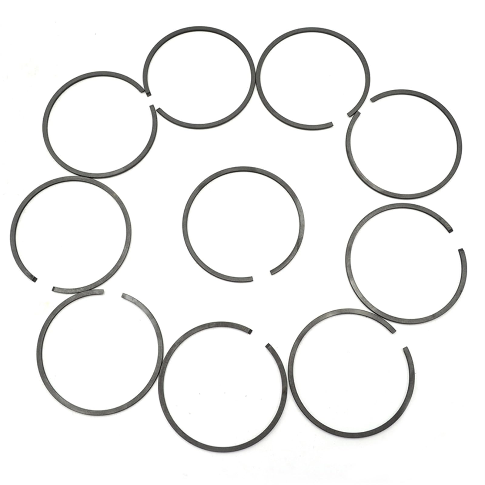 Vuzmode 10 Teile/los 60mm x 1,5mm Kolbenringsatz for Husqvarna 3120 3120XP, for Partner, K1250 K1260, for STIHL, MS880 084 088 Kettensäge 503289026 Kolbenring der Trimmmaschine von Vuzmode