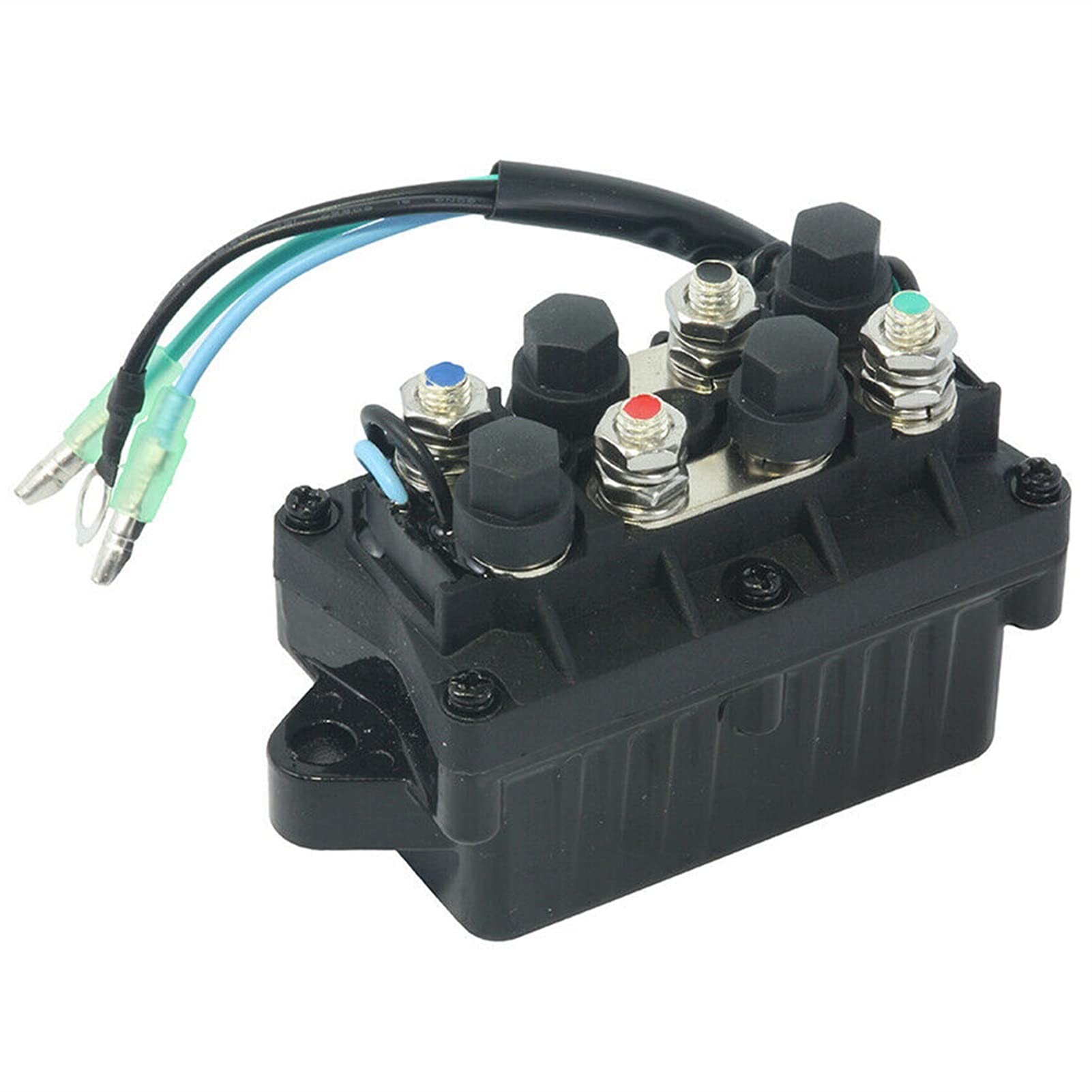 Vuzmode 12V 120A Trim Tilt Relay Assy for Außenborder von Booten, for Yamaha, wasserdichter Aluminium-Motor-Leistungsteilersatz 6H1-81950-00 Elektrisches Marine-Relais von Vuzmode