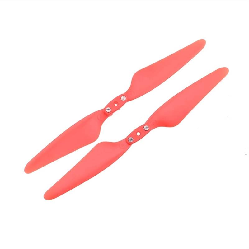 Vuzmode 2/4/8 stücke Propeller Schnellverschluss Faltbare Propeller Requisiten CW CCW Paddel Drone Quadcopter Zubehör, for HUBSAN, Zino H117S Propellerersatz für Drohnen(Bundle 2,Red) von Vuzmode