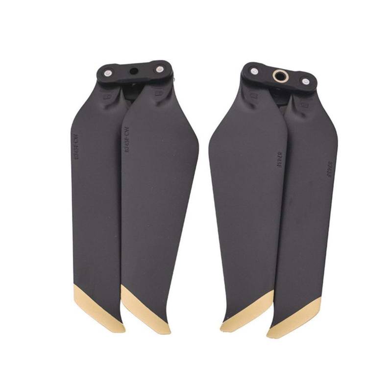 Vuzmode 2 Paar Propeller, for DJI, for Mavic 2 Pro, leiser, längerer Freiflug, Propellerblätter, for Mavic 2 Pro Propellerersatz für Drohnen(1Pair Gold) von Vuzmode