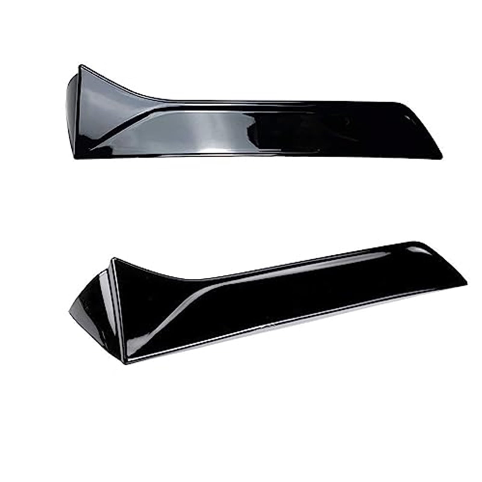 Vuzmode 2 Stück Auto-Fensterverkleidung, Lippenspoiler, for Seat, Leon 5F FR Mk3 MK3.5 2013–2021, hinterer Dachflügel, Seitenkante, Heckklappe, hinten, vertikaler Spoiler, Heckspoiler Auto-Heckspoiler von Vuzmode