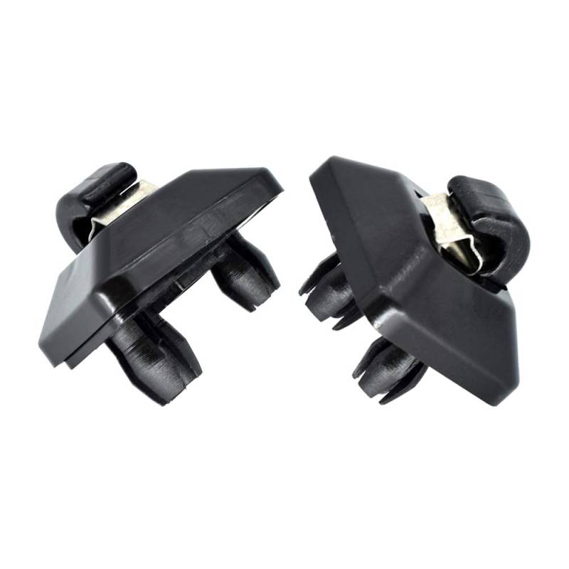 Vuzmode 2 Stücke Auto Sonnenblende Clip Halterung Innen Sonnenblende Haken, for, for A1 A3 A4 A5 A7 Q3 Q5 B6 B7 B8 S4 S5 Grau OE # 8E0857562A Fahrzeug-Sonnenschutzhalterung(Black) von Vuzmode