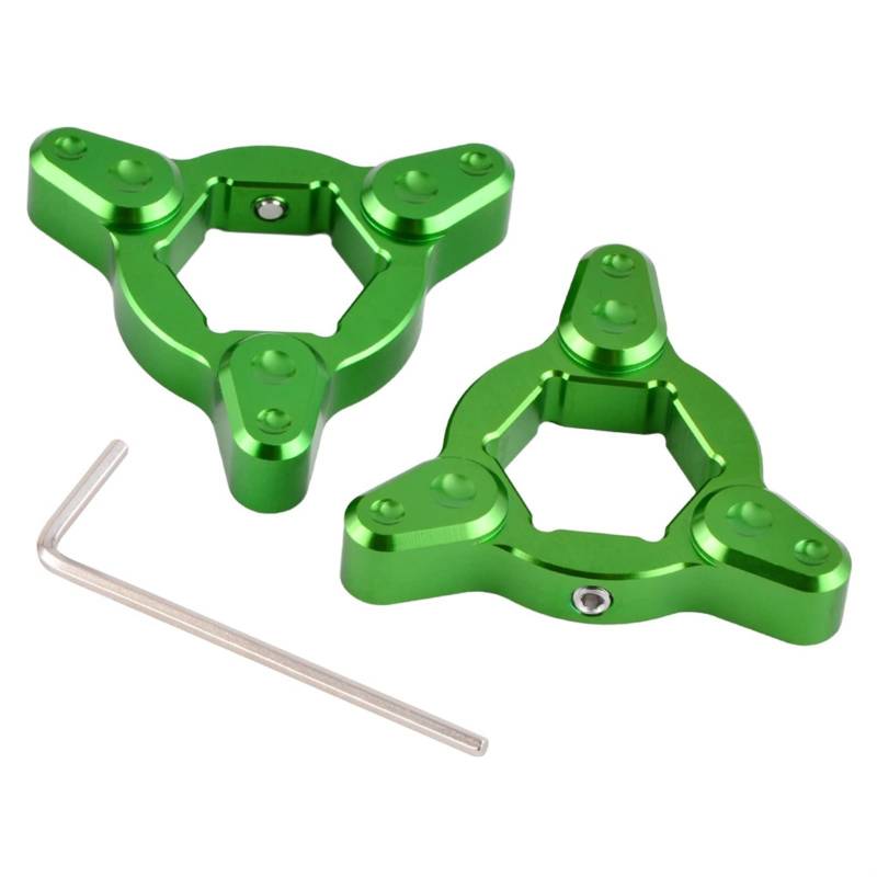 Vuzmode 22 MM CNC-Gabelvorspannungseinsteller, 748 749 750 848 900SS 916 996 998 999 1098 1198, Streetfighter, Hypermotard Vorderradgabelversteller(Green) von Vuzmode