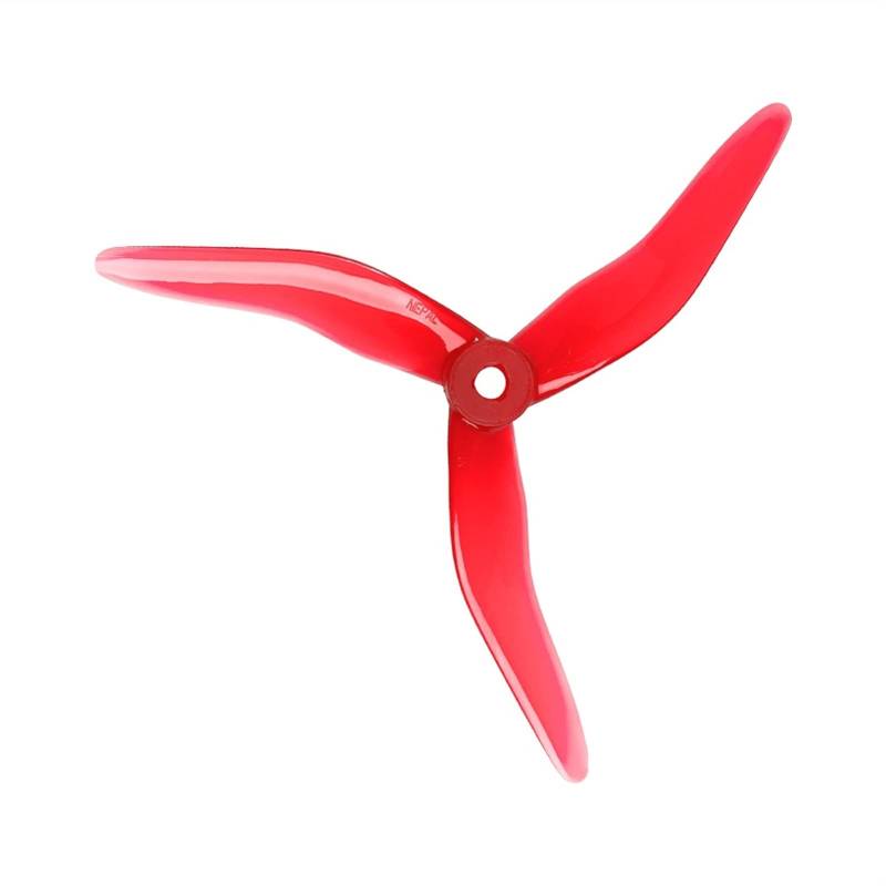 Vuzmode 24 Stücke 12 Paar Nepal N1 5143 3 Blatt FPV Propeller CW CCW Popo Freestyle RC Drone FPV Racing 51433 Propellerersatz für Drohnen(12 Pairs Red) von Vuzmode