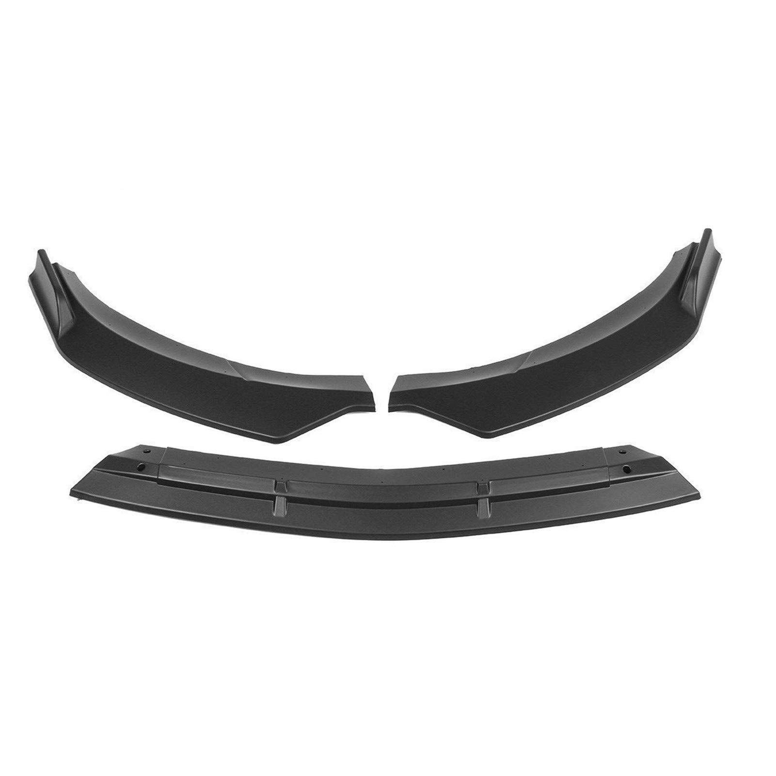 Vuzmode 3-teiliges Auto-Frontstoßstangen-Splitter-Lippenspoiler-Diffusor-Schutzabdeckungsverkleidung, for Mercedes, for Benz, CLA-Klasse W117 2016-2020 Heckspoiler-Flügel-Dekoration, Fensterverkleidun von Vuzmode