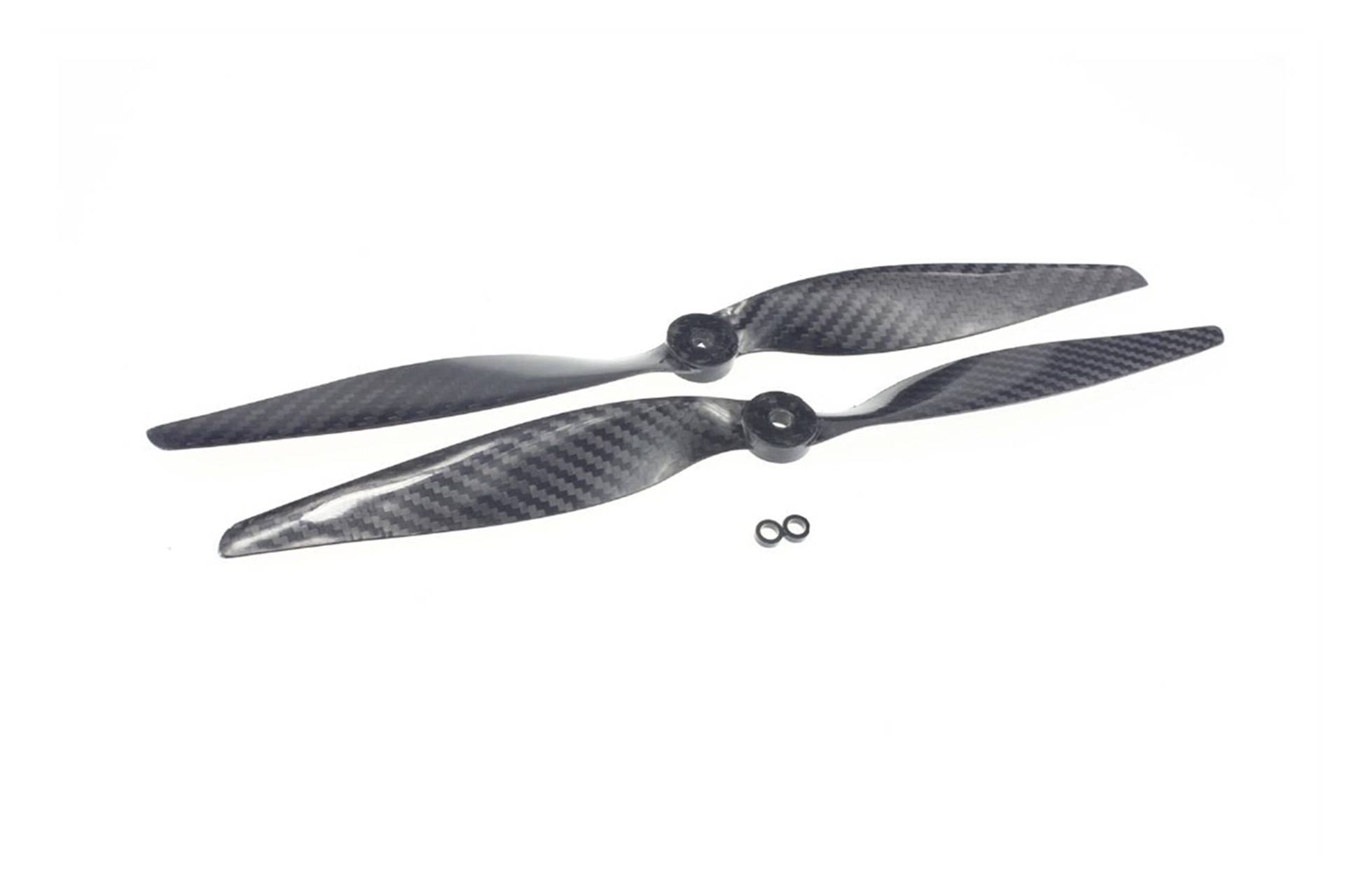 Vuzmode 4 Paar 12x6.0 3K Kohlefaser-Propeller CW CCW 1260 CF Props Cons, for Quadcopter Hexacopter Multi Rotor UFO F05315 Bootspropeller von Vuzmode