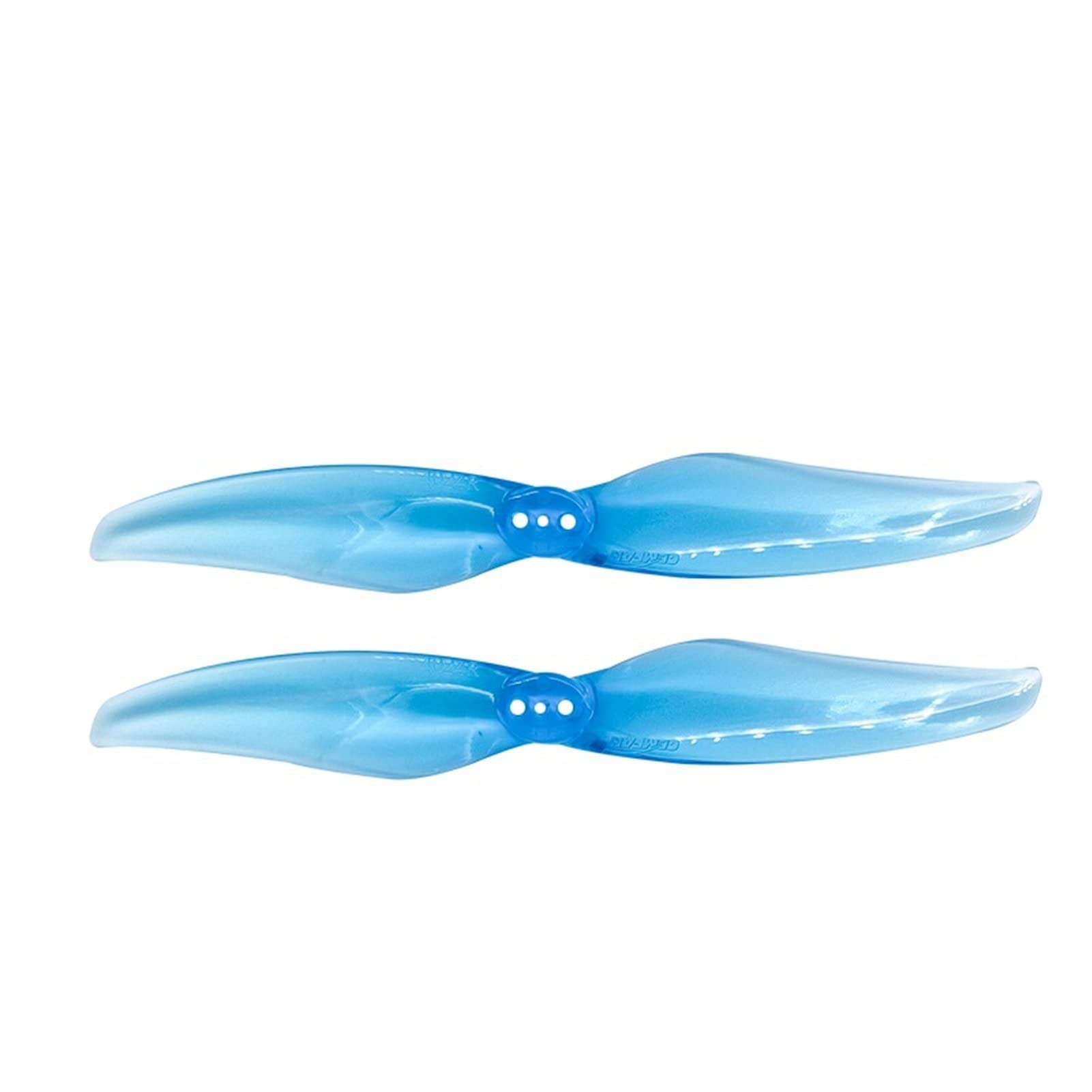 Vuzmode 4 Paar 4X2,4 2-Blatt-PC-Propeller, for Explorer LR4 FPV Racing 4-Zoll-Zahnstocher-Micro-Langstreckendrohnen Ersatzpropeller(4Pairs Blue) von Vuzmode