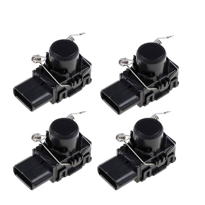 Vuzmode 4PCS 3 Farbe PDC Einparkhilfe Sensor Estima Previa Land Cruiser, for Lexus, 2008-11 8934128450 Einparkhilfesensor(Black) von Vuzmode