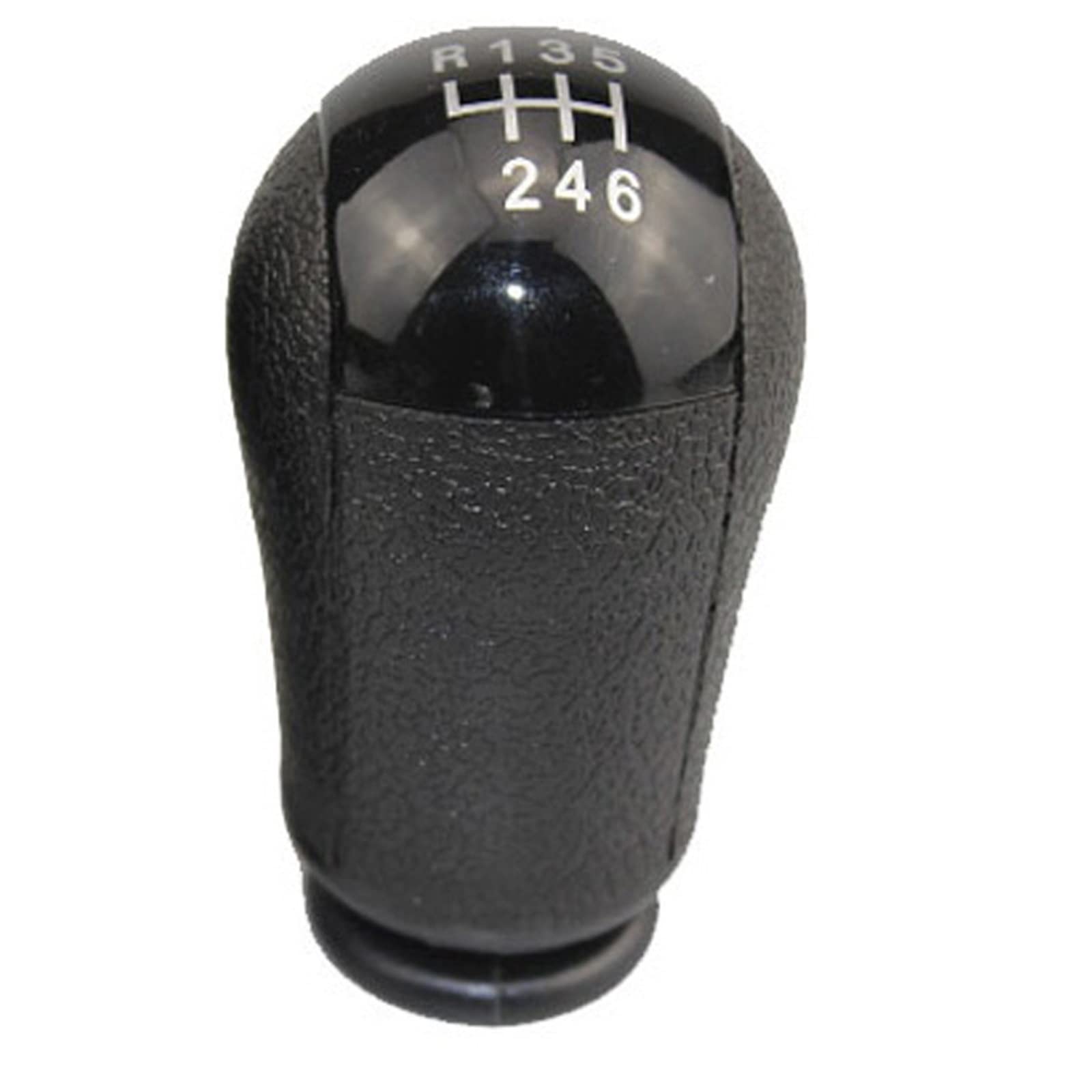 Vuzmode 5/6-Gang-Schaltknauf, manueller Schalthebel, for Ford, for Focus C-Max 2003 2004 2005 2006 Schalthebel für den Autoinnenraum(6 Speed Black knob) von Vuzmode