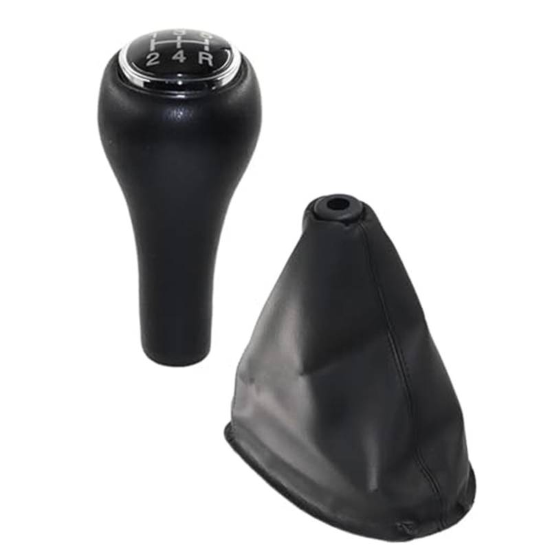 Vuzmode 5-Gang-Schaltknauf, Schalthebel, for Ford, for Focus, MK1 1998–2005 Auto-Schalthebelabdeckung(Black 5 Speed Set) von Vuzmode