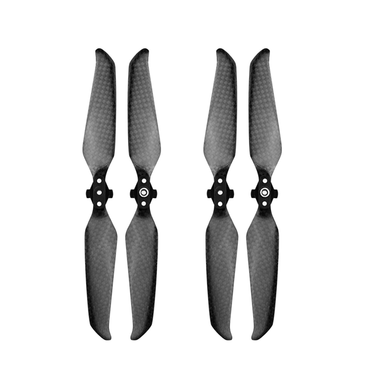 Vuzmode 7238F Carbon Fiber Low Noise Propeller Requisiten Klinge Ersatz Langlebige Requisiten, for DJI Mavic Air 2 Ersatzpropeller(2 Pair) von Vuzmode