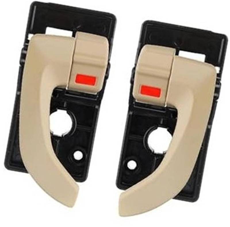 Vuzmode 82620-2Z02, for Hyundai, for Tucson 2005 2006 2007 2008 2009 Autoinnenraum Innentürgriff Links rechts Set Zubehör Innentürgriff für Autos(Black 2pcs Beige) von Vuzmode