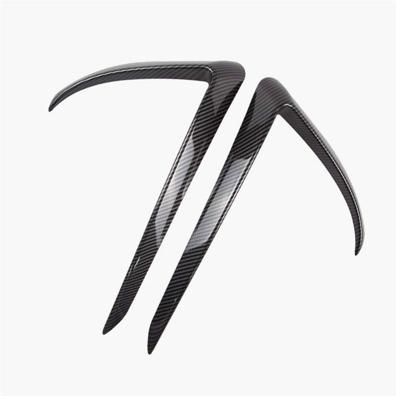 Vuzmode ABS Auto Front Nebelscheinwerfer Stoßstange Splitter Lip Spoiler Diffusor Schutz Abdeckung Trim, for Tesla, Modell 3 2017 2018 2019 2020 Heckspoiler-Flügel-Dekoration, Fensterverkleidung, F(Ca von Vuzmode