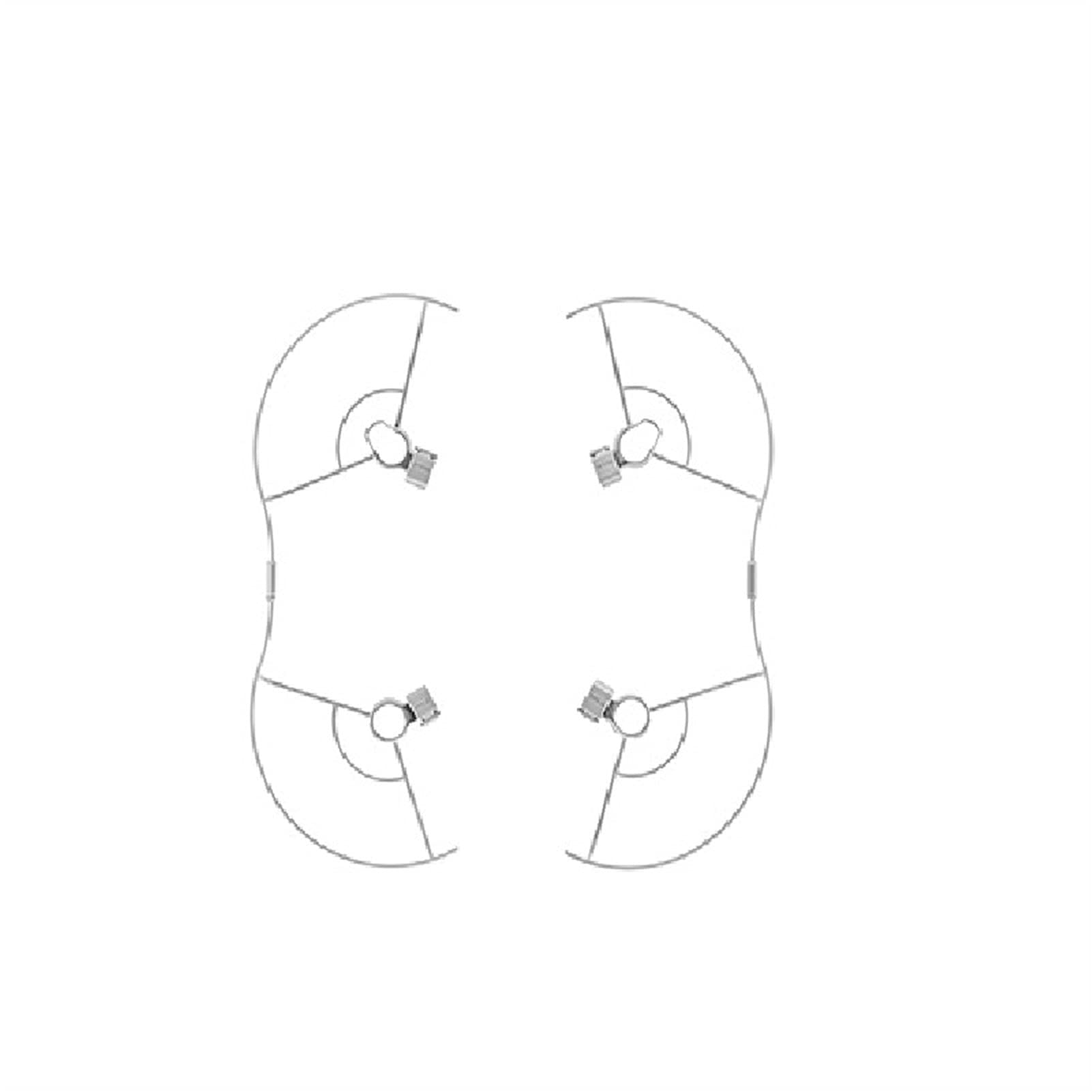 Vuzmode Anti-Drop-Propellerschutz-Schutzring, for Mavic,for Mini, 2 Schnellverschluss-Blade-Schutzabdeckung, Drohnenzubehör Ersatzpropeller von Vuzmode