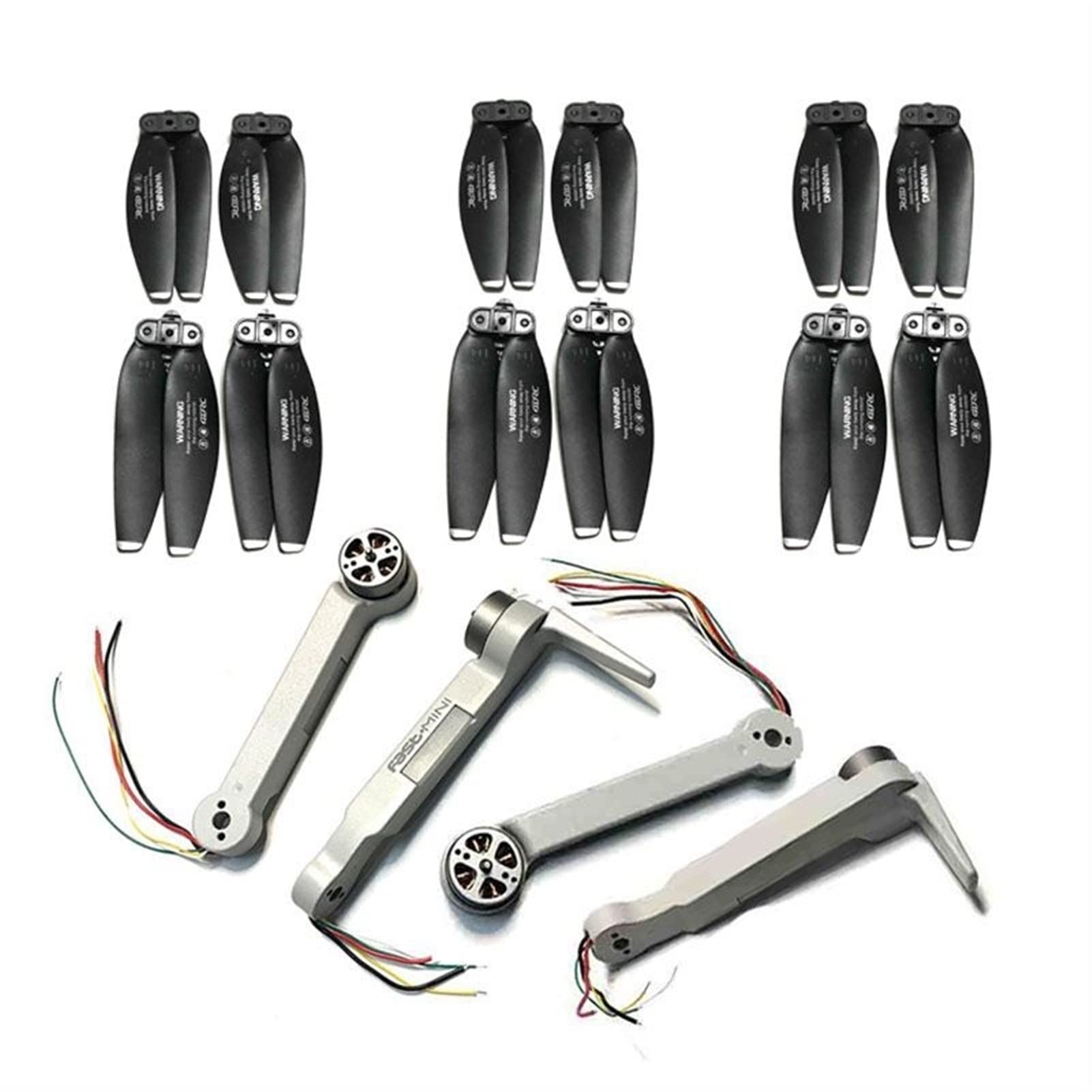 Vuzmode Arm Bürstenloser Motor Propellerblatt Ersatzteile, for 4D-F8 GPS Rc Drohne, for 4DRC, for F8 Fast Mini Quadcopter Hubschrauber Ersatzpropeller(4pcs Arm Set) von Vuzmode