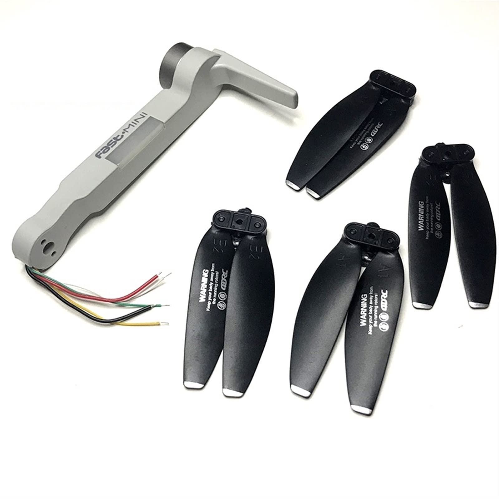 Vuzmode Arm Bürstenloser Motor Propellerblatt Ersatzteile, for 4D-F8 GPS Rc Drohne, for 4DRC, for F8 Fast Mini Quadcopter Hubschrauber Ersatzpropeller(Front Arm 1) von Vuzmode