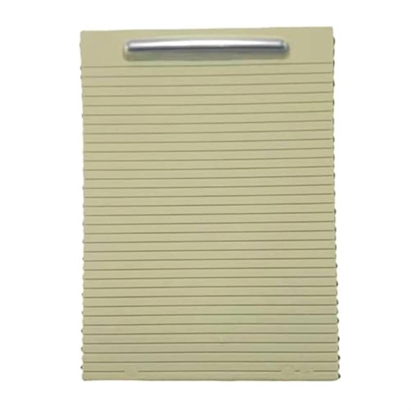 Vuzmode Auto Armlehne Mittelkonsole Rollo Abdeckung Schiebeverschluss Wasserbecherhalter Panel Kappe, for B6 B7L 3CD857503 Armlehne Konsole Getränkehalter Rollo Rollo für Mittelkonsole(Dark BEIGE) von Vuzmode