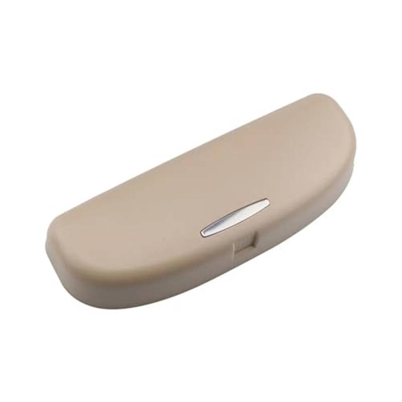 Vuzmode Auto-Brillenetui, Sonnenbrillenbox, Brillenhalter, for, 3er-Serie 2013–2021, Zubehör Aufbewahrungsbox für Sonnenbrillen im Auto(Beige) von Vuzmode