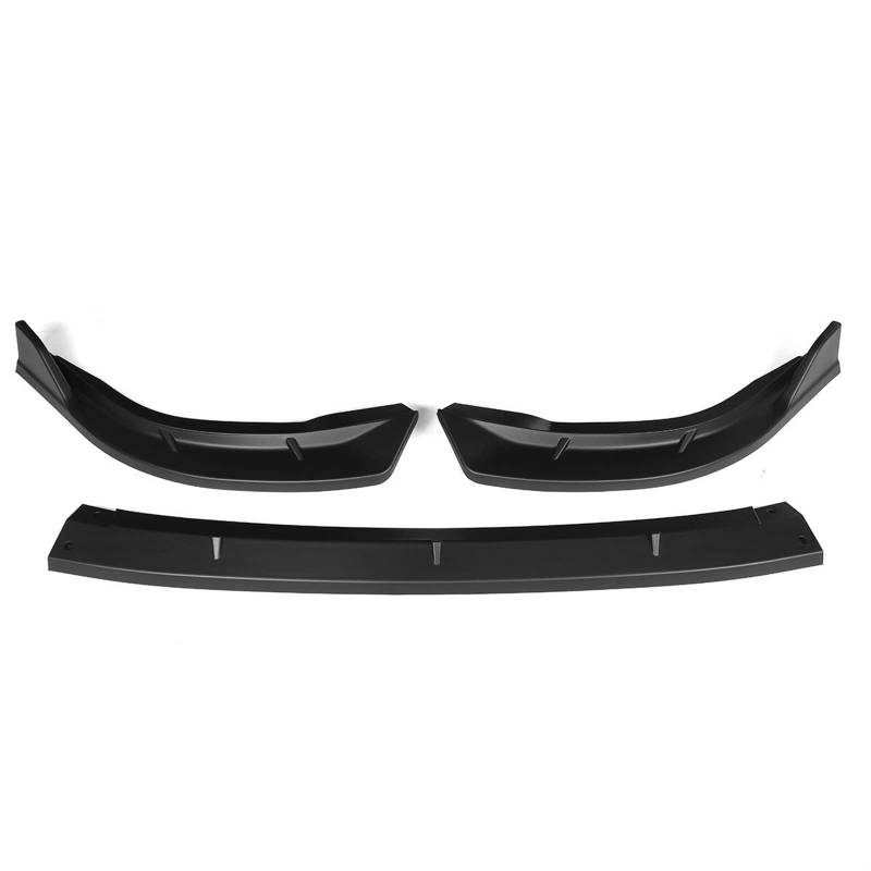 Vuzmode Auto-Frontstoßstangen-Lippen-Kinn-Stoßstangen-Karosserie-Kits, Splitter-Abdeckungsverkleidung, for Civic, 8. Generation 2006–2011 Frontspoiler-Kit(Matte Black) von Vuzmode