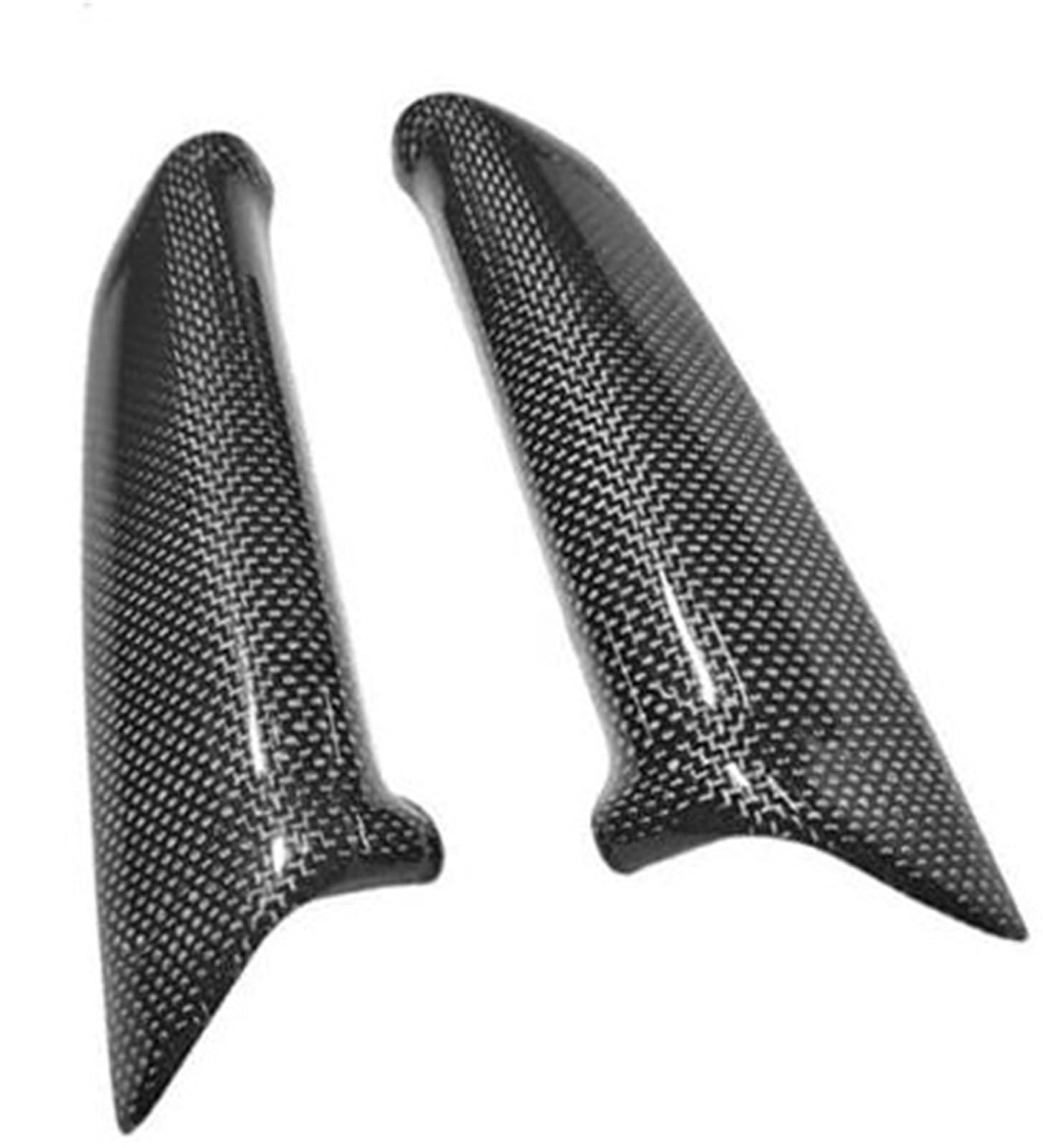 Vuzmode Auto Innentür Handel Armlehne Panel Abdeckung Trim Styling, for Porsche, 911 992 2019 2020 2021 2022 2023 2024 Innentürgriff für Autos(Black Glossy Carbon) von Vuzmode