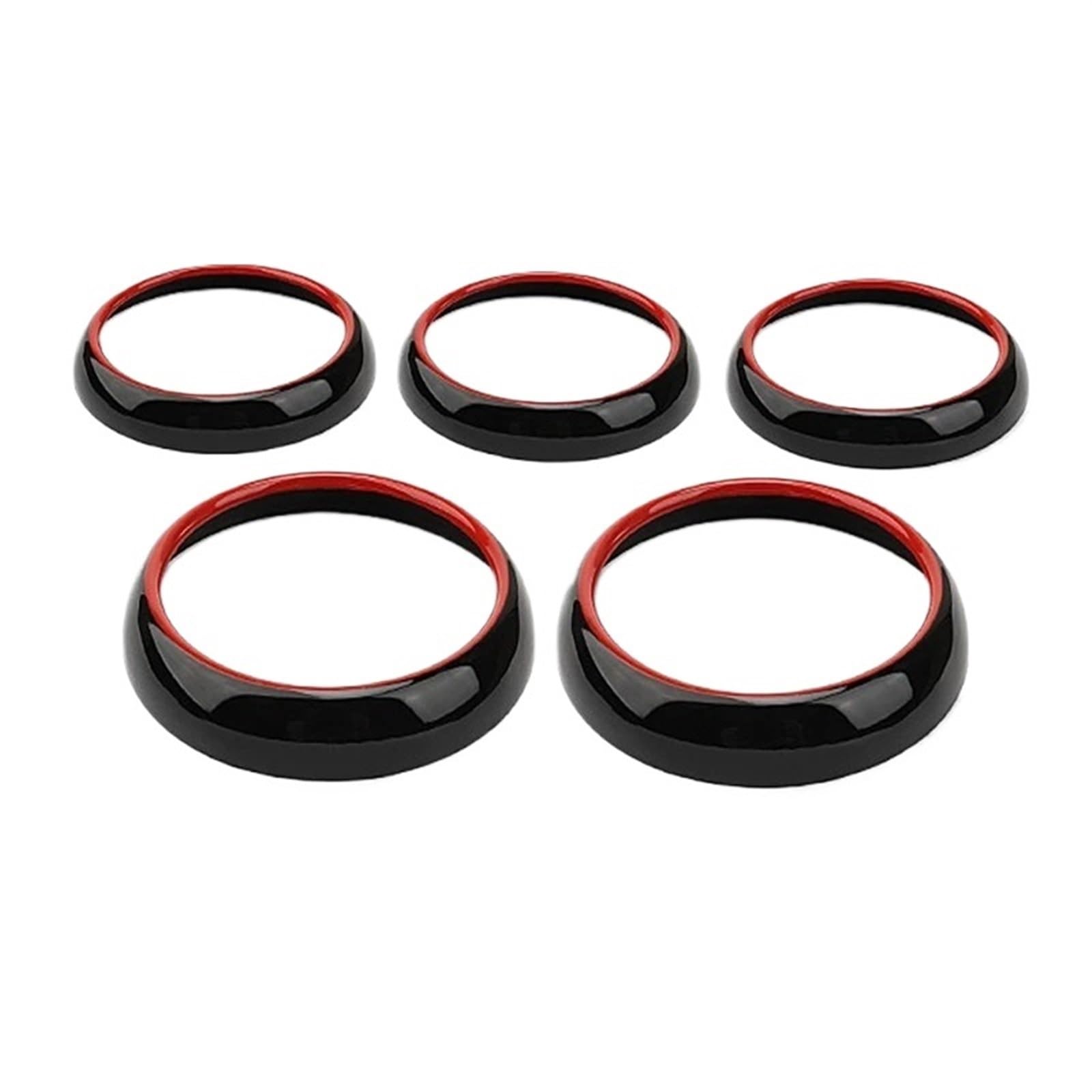 Vuzmode Auto Klimaanlage Air Vent Outlet Ring Abdeckung Trim Dekoration for GLA X156 CLA C117 klasse (A, B klasse kann Nicht verwendet Werden) Lüftungsblende für Autoklimaanlage(Red,2014 to 18 CLA) von Vuzmode