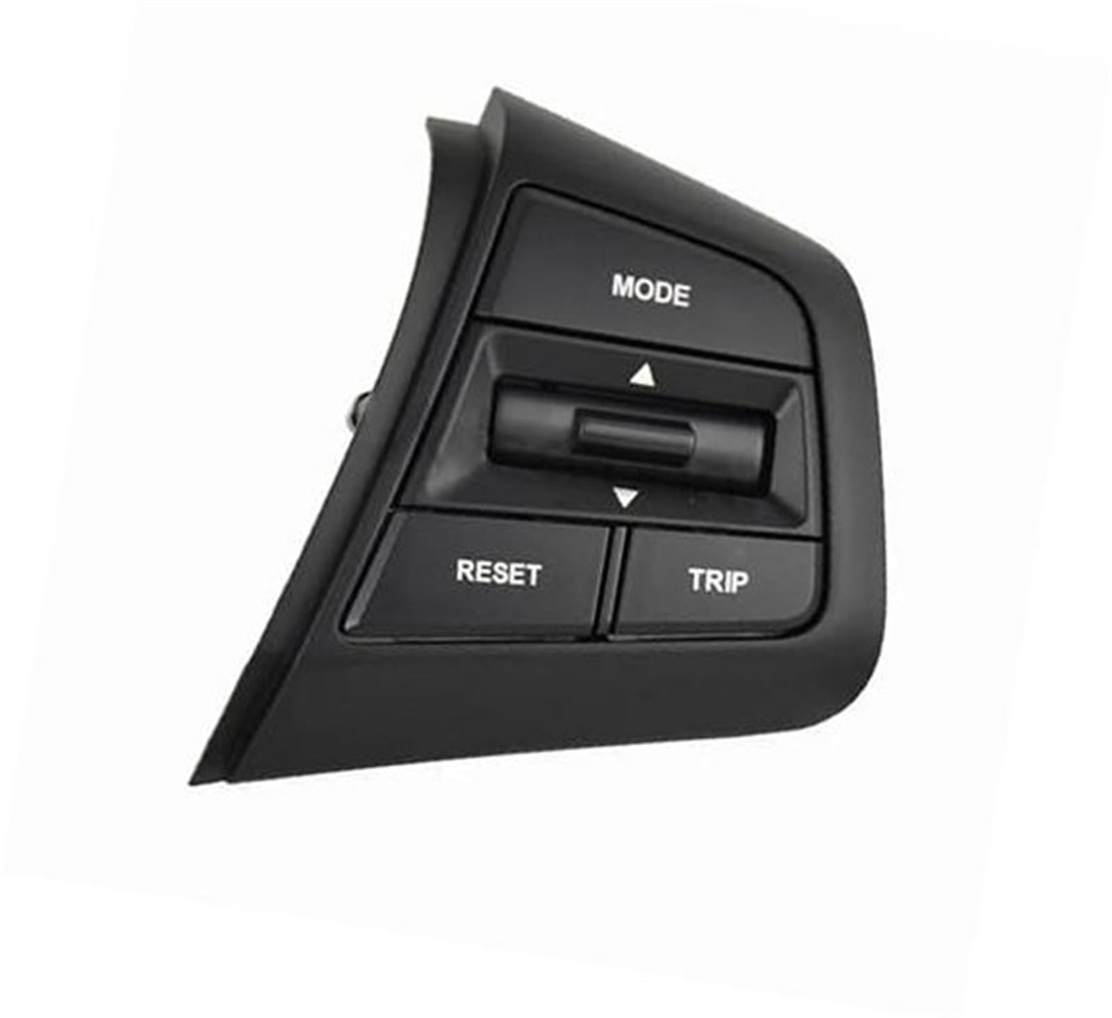 Vuzmode Auto-Tempomat-Taste, for Hyundai, for Ix25, for Creta 2019, Auto-Lenkrad-Tempomat-Tastenschalter, Fernbedienung, Lautstärketaste, blaues Licht Auto-Lenkradverkleidungssatz(Black Right 4) von Vuzmode