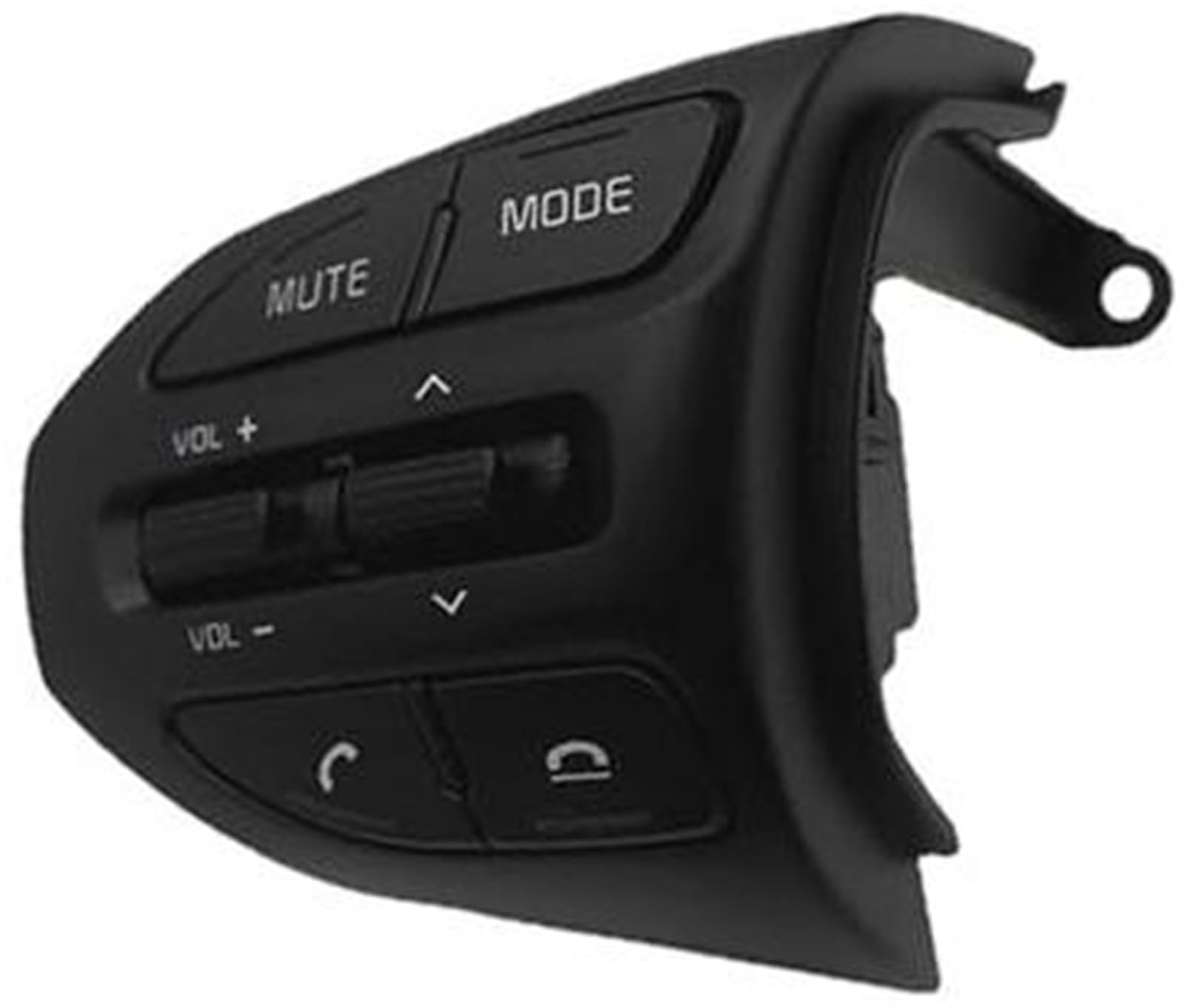 Vuzmode Auto-Tempomat-Taste, for Kia, K2, for Rio 2017 2018 2019, for Picanto, Lenkrad-Steuertasten, Telefon-Tempomat-Lautstärkeschalter, Autozubehör Auto-Lenkradverkleidungssatz(Black Left) von Vuzmode