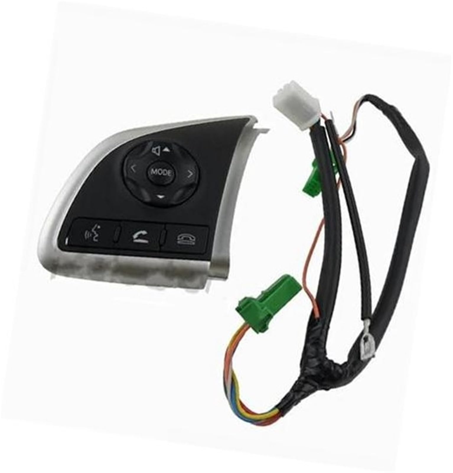 Vuzmode Auto-Tempomat-Taste, for Mitsubishi, L200 2015, for Eclipse Cross 2016–2018, for Mirage, Auto-Lenkrad-Tempomat-Tasten, Fernbedienung, Lautstärketaste Auto-Lenkradverkleidungssatz(BLACK Volume- von Vuzmode