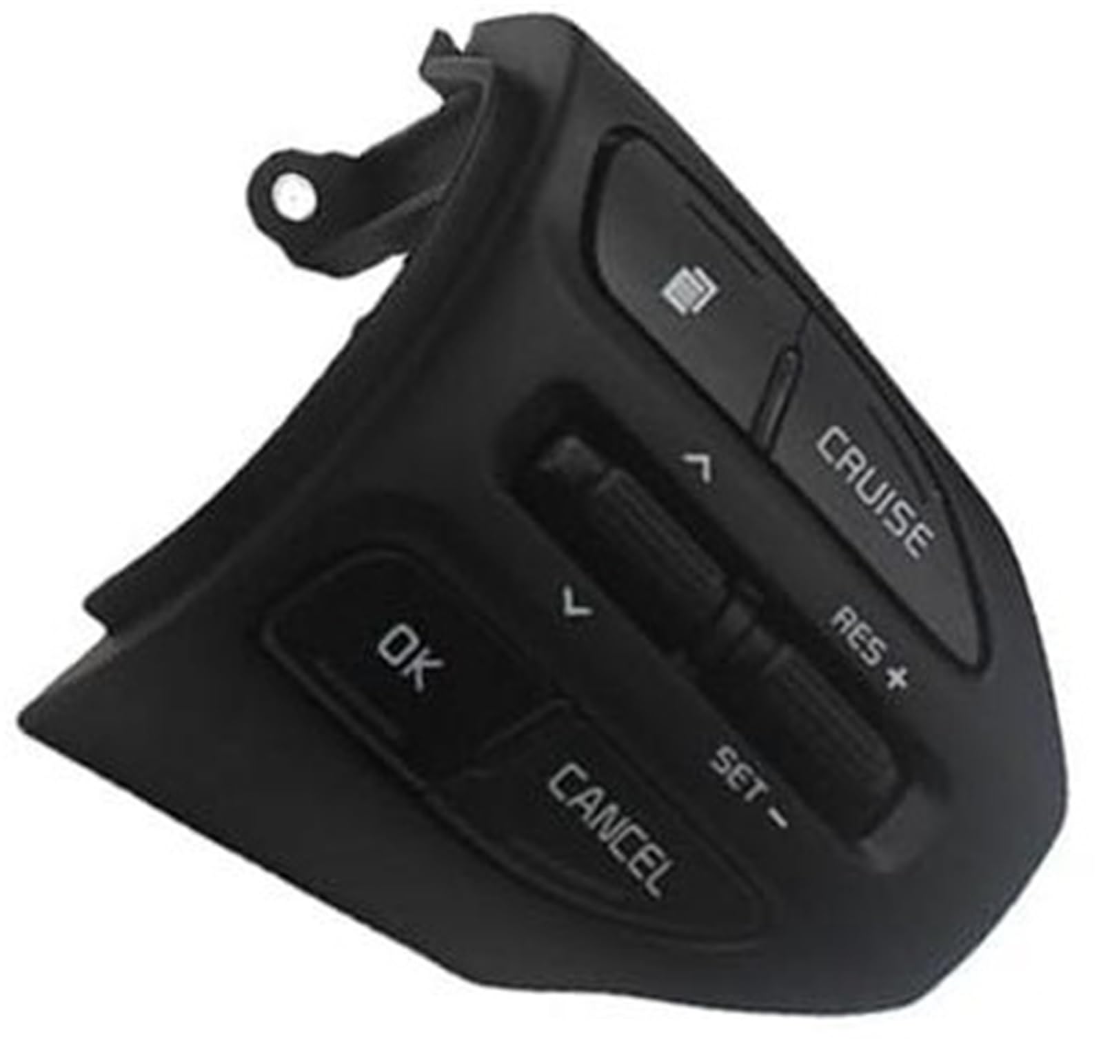 Vuzmode Auto-Tempomattaste, for Kia, K2, for Rio X LINE, for Stonic, Auto-Multimedia-Lenkradtaste, BT-Telefon, Tempomat-Lautstärkeschalter, Autozubehör Auto-Lenkradverkleidungssatz(Black E) von Vuzmode