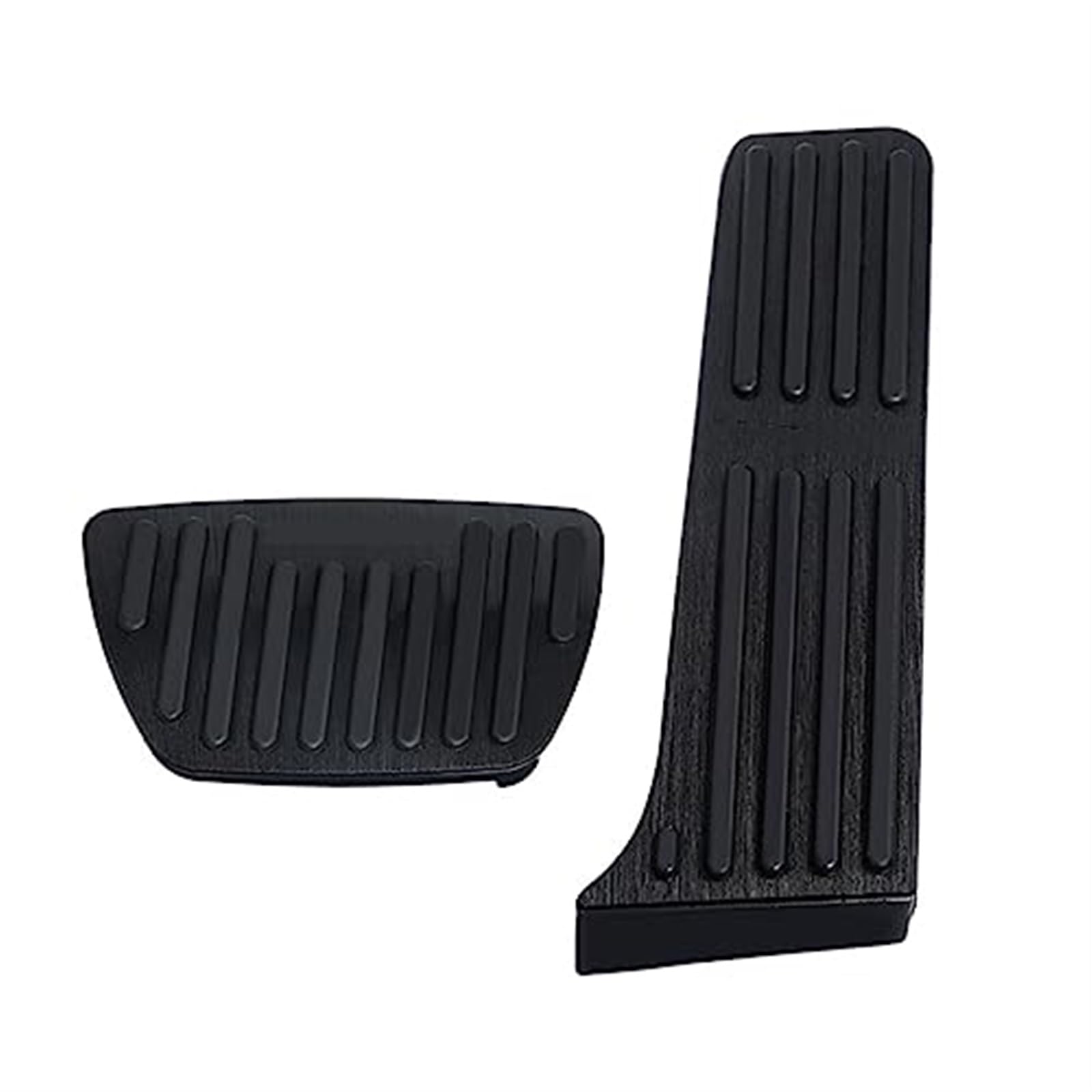 Vuzmode Autofußpedale, for Toyota, Harrier IV XU80 2020 2021 2022 Gaspedal Gas Kraftstoff Bremspedal Ruhepedale Pad Matte Abdeckung Zubehör Kupplungsbremspedal(2PCS Black) von Vuzmode