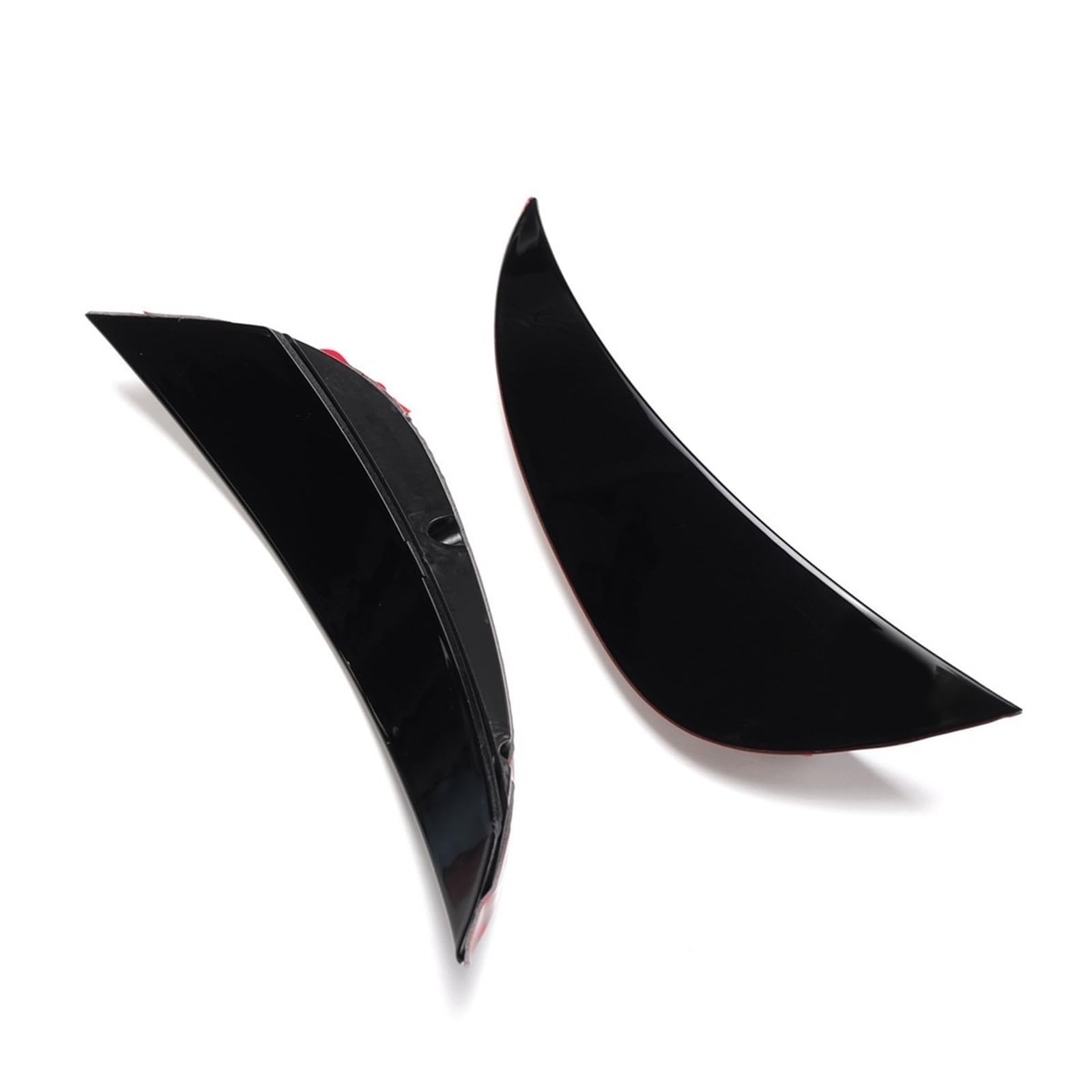 Vuzmode Canard Spoiler Splitter Frontstoßstange seitlich Atmungsaktiv Rahmenverkleidung Lippenspoiler, for Mercedes-Benz, C-Klasse W205 AMG 2015-2018 Heckspoiler-Flügel-Dekoration, Fensterverkleidung, von Vuzmode