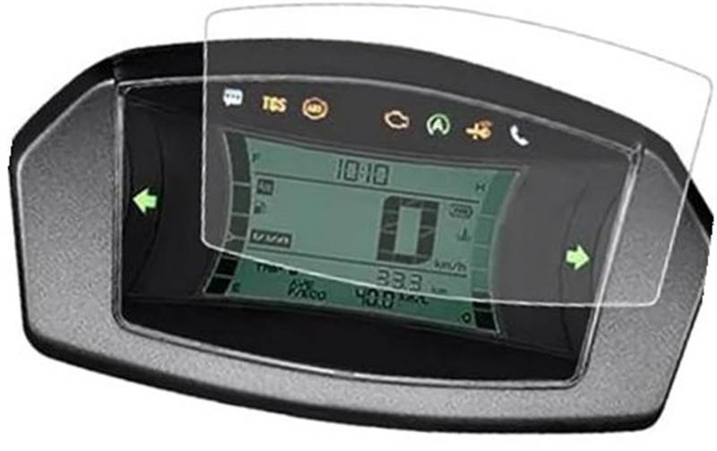 Vuzmode Displayschutzfolie, for N-MAX NMAX 155 NMAX155 2020–2022, Motorrad-Instrumenten-Armaturenbrett, Kratzschutzfolie, Displayschutzfolie Autoinnenraumfolie(Black NMAX155-1 Kit) von Vuzmode