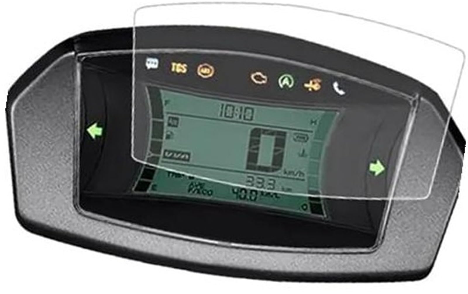 Vuzmode Displayschutzfolie, for N-MAX NMAX 155 NMAX155 2020–2022, Motorrad-Instrumenten-Armaturenbrett, Kratzschutzfolie, Displayschutzfolie Autoinnenraumfolie(Black NMAX155-2 Kit) von Vuzmode