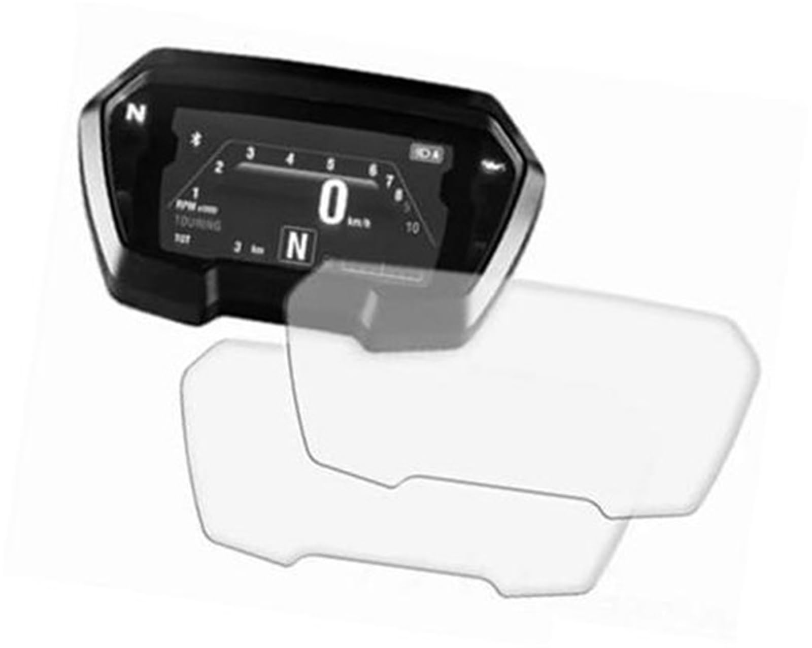 Vuzmode Displayschutzfolie Motorrad Scratch Cluster Screen, for XDIAVEL 2023 2022 DIAVEL 1260 2019-2022 Kratzfeste Displayfolie von Vuzmode