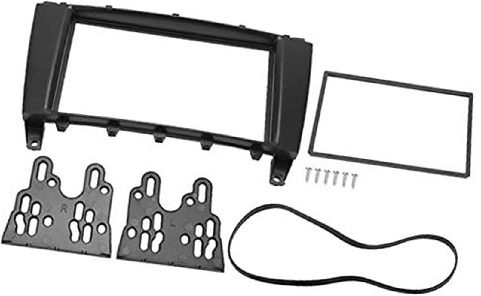 Vuzmode Doppel-DIN-Installations-Armaturenbrett-Kit, Autoradio-Rahmenblende, 2-DIN-Ersatz, for C-KLASSE W203 GLK-Klasse C209 2005–2009 Auto-Audio-Stereoblende von Vuzmode