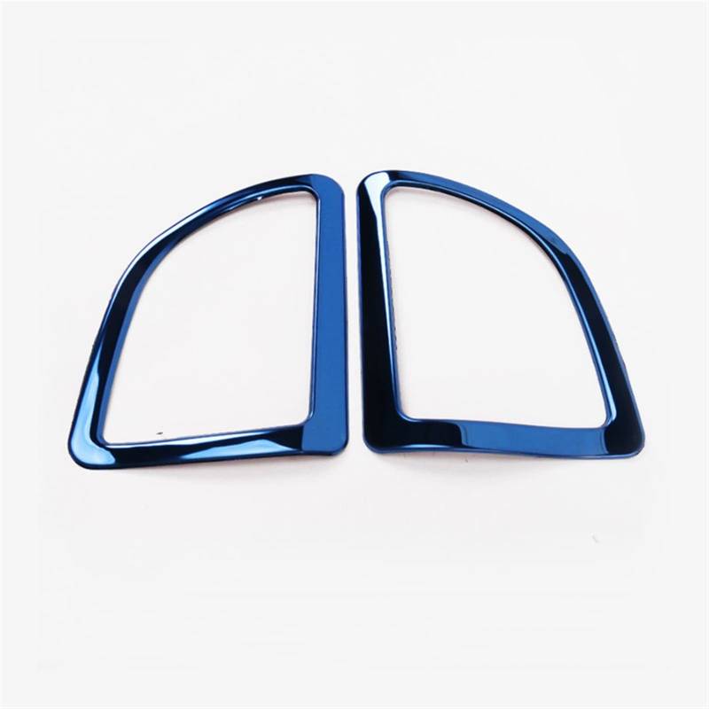 Vuzmode Edelstahl-Klimaanlage, Armaturenbrett-Entlüftungsabdeckung, for Toyota, for Corolla 2014–2016 AC-Steckdosenabdeckung(Blue) von Vuzmode