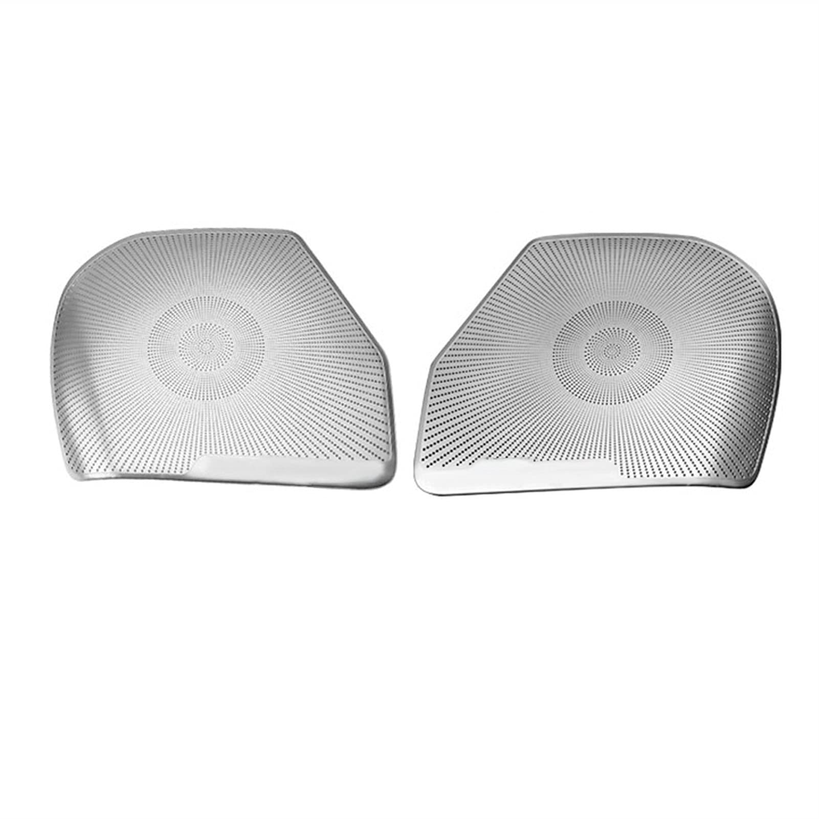 Vuzmode Edelstahl-Lautsprecherpolster for Autotürverkleidung, Lautsprecherabdeckung, Zierrahmen, Aufkleber, Zubehör, for Toyota, Sienna XL30 2011-2019 Auto-Stereo-Lautsprecherabdeckung(Front Silver-Lo von Vuzmode