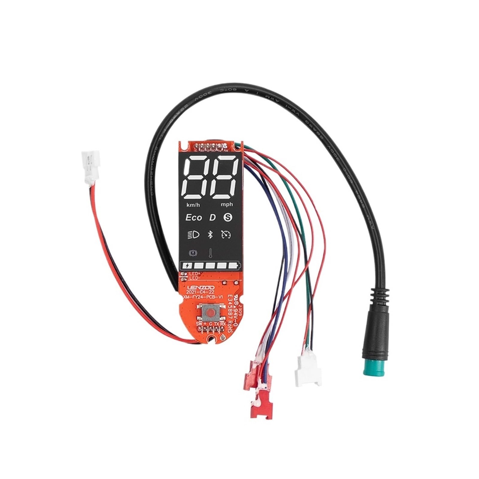 Vuzmode Elektroroller 36V LENZOD Armaturenbrett-Anzeigeplatine OEM, for M365/Pro Elektroroller-Leiterplatten-Bildschirmteile E-Scooter-Anzeigetafel von Vuzmode