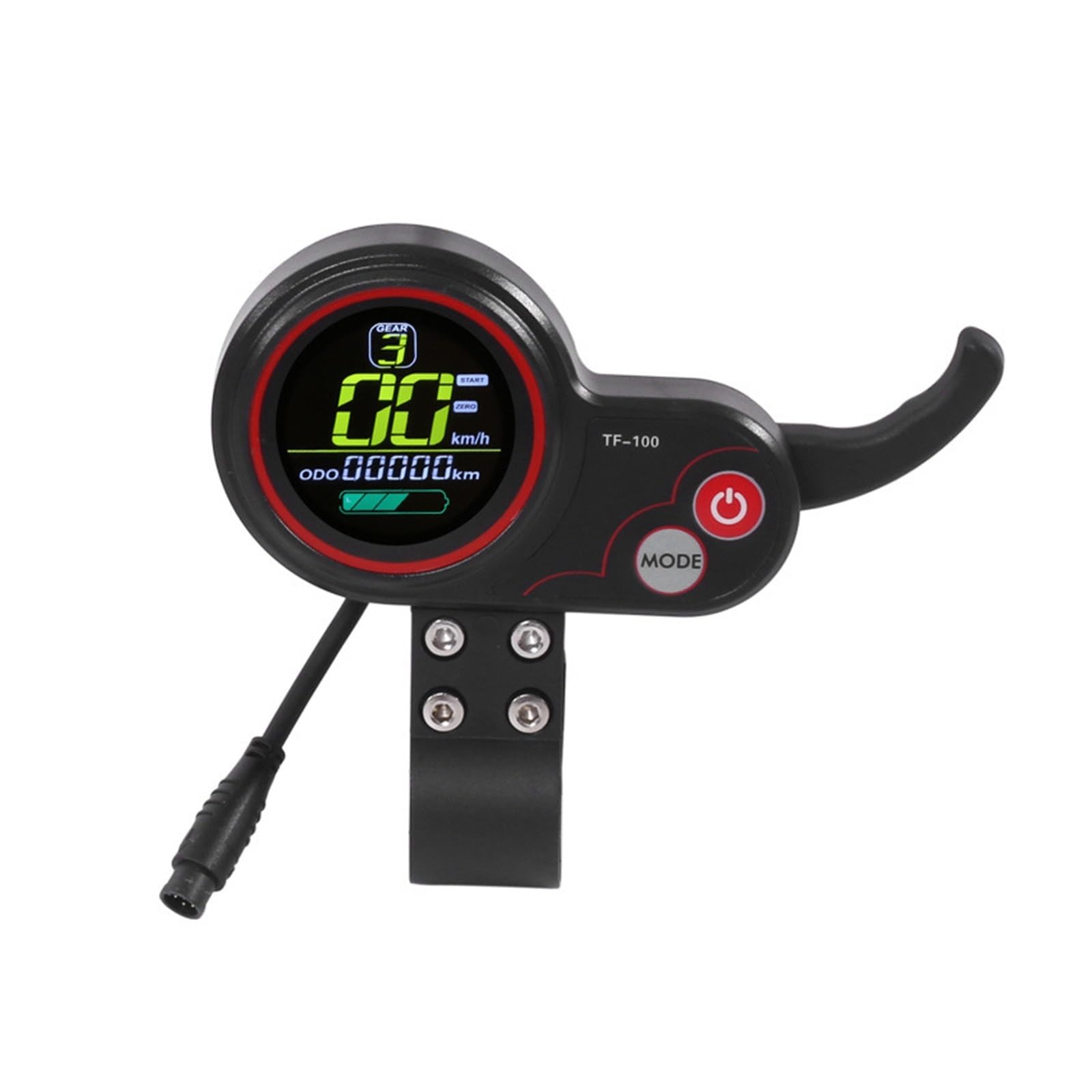 Vuzmode Elektroroller-Controller mit TF-100 LCD-Display, Bedienfeld, Schaltschalter-Zubehör, 36 V, 48 V, for Kugoo, for Elektro-Fahrrad-Roller E-Scooter-Anzeigetafel(LCD Display) von Vuzmode