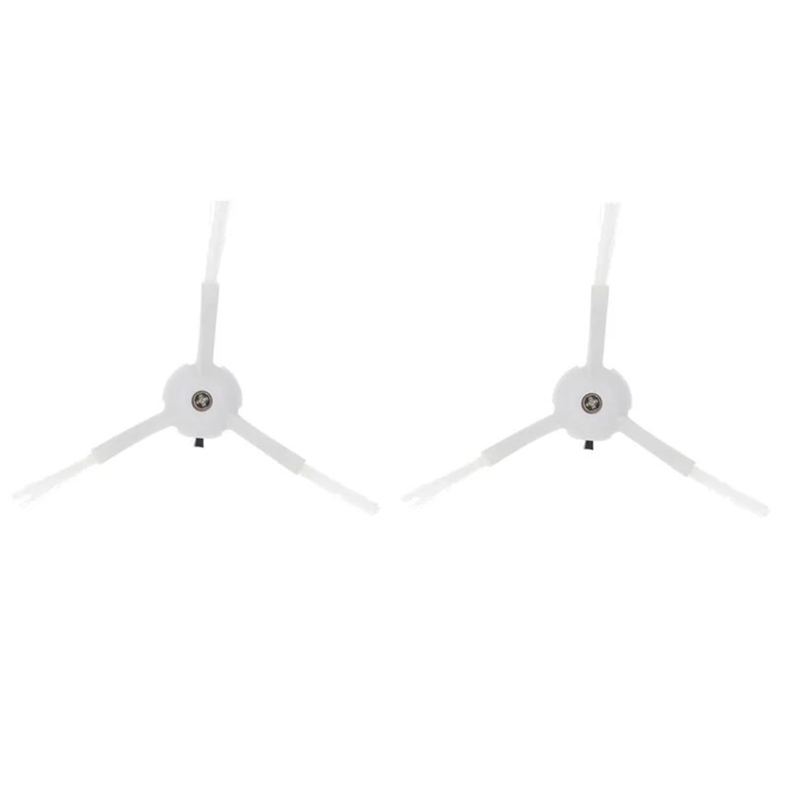 Vuzmode Ersatz-Silikon-Seitenbürste, for Roborock, S7 S6 S5 Max S50 Tuft Corner Bushes Xiomi T7 T7S Roboter-Staubsauger-Zubehör Roboterstaubsauger-Teilesatz(3 Arms White) von Vuzmode